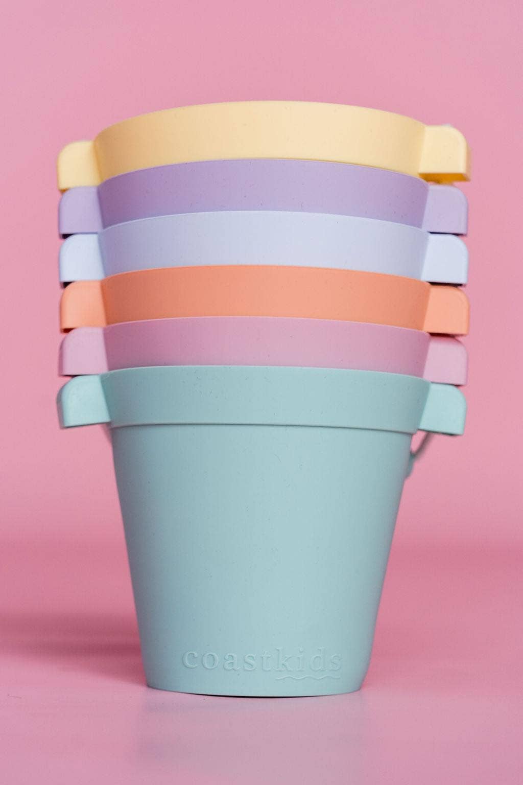 Coast Kids Silicone Beach Bucket - Blue