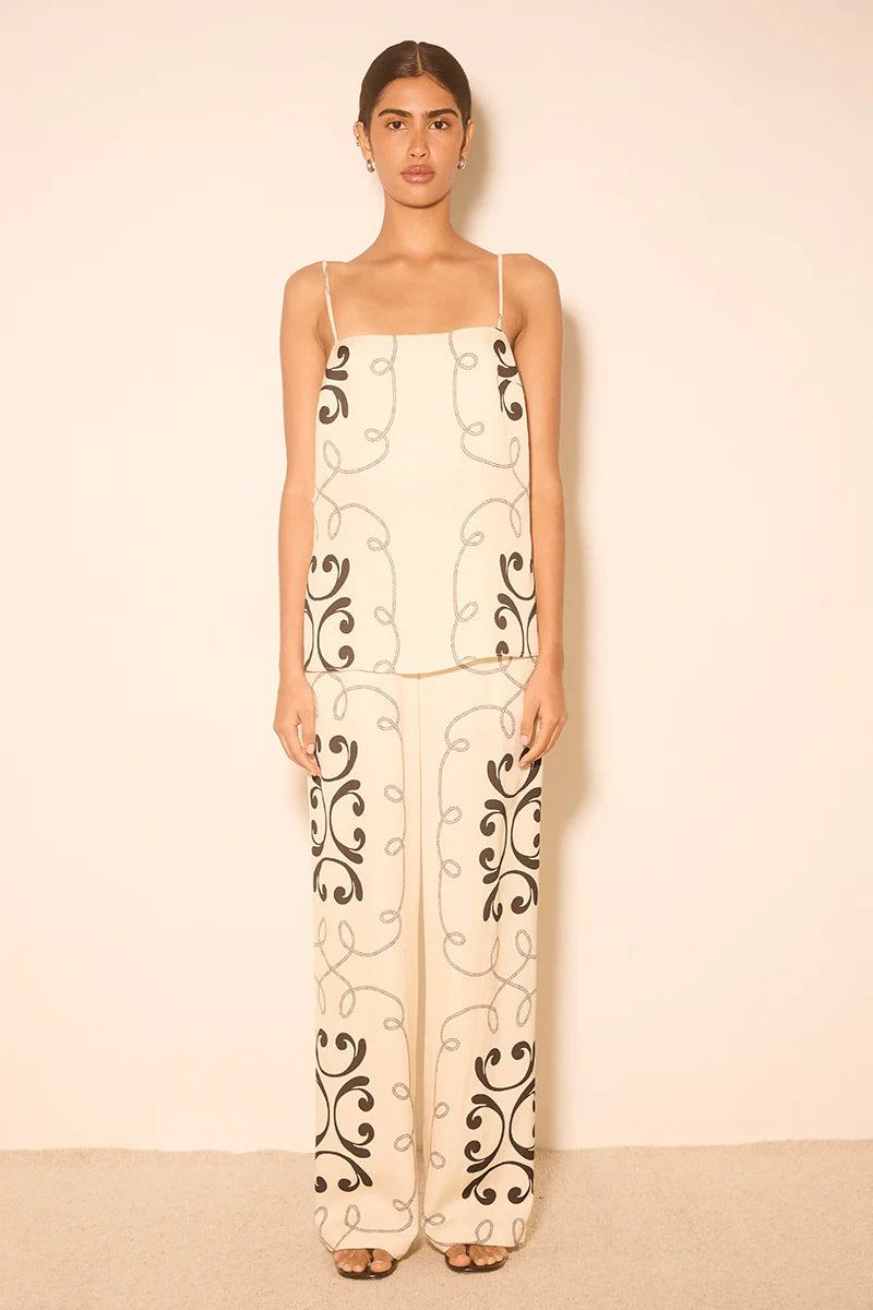 Mon Renn Savanna Top - Cream