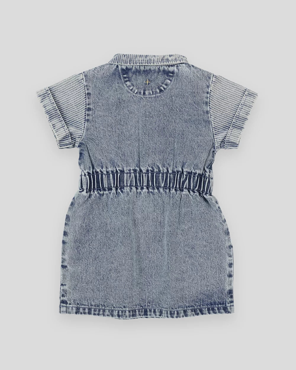Goldie + Ace Piper Pinstripe Denim Belted Dress