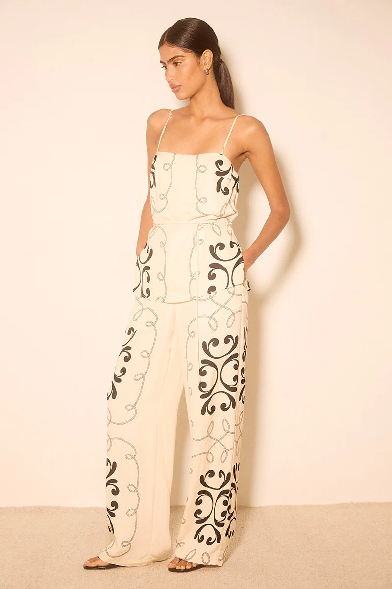 Mon Renn Savanna Top - Cream