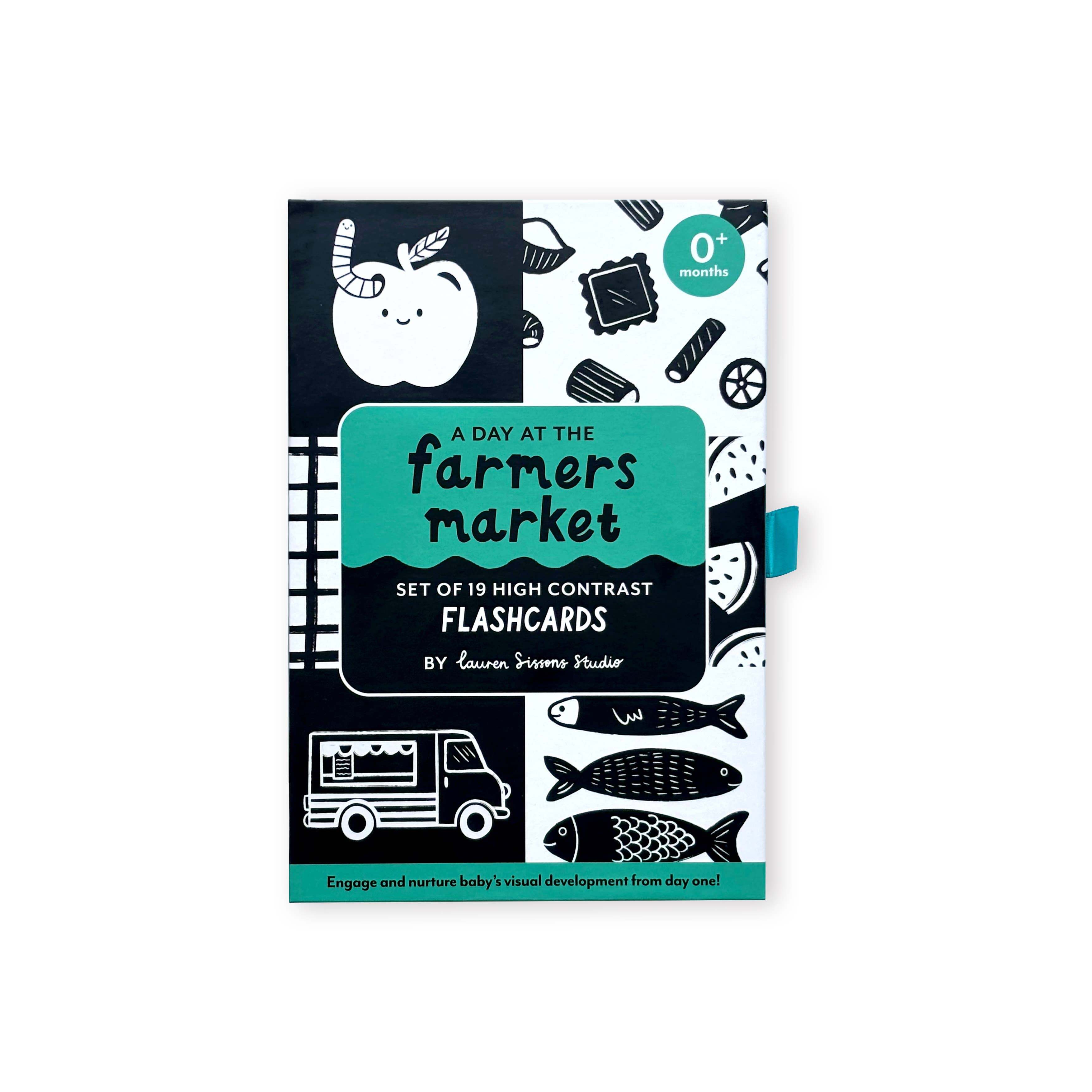 High Contrast Flashcards for Baby - Sensory Newborn Gift