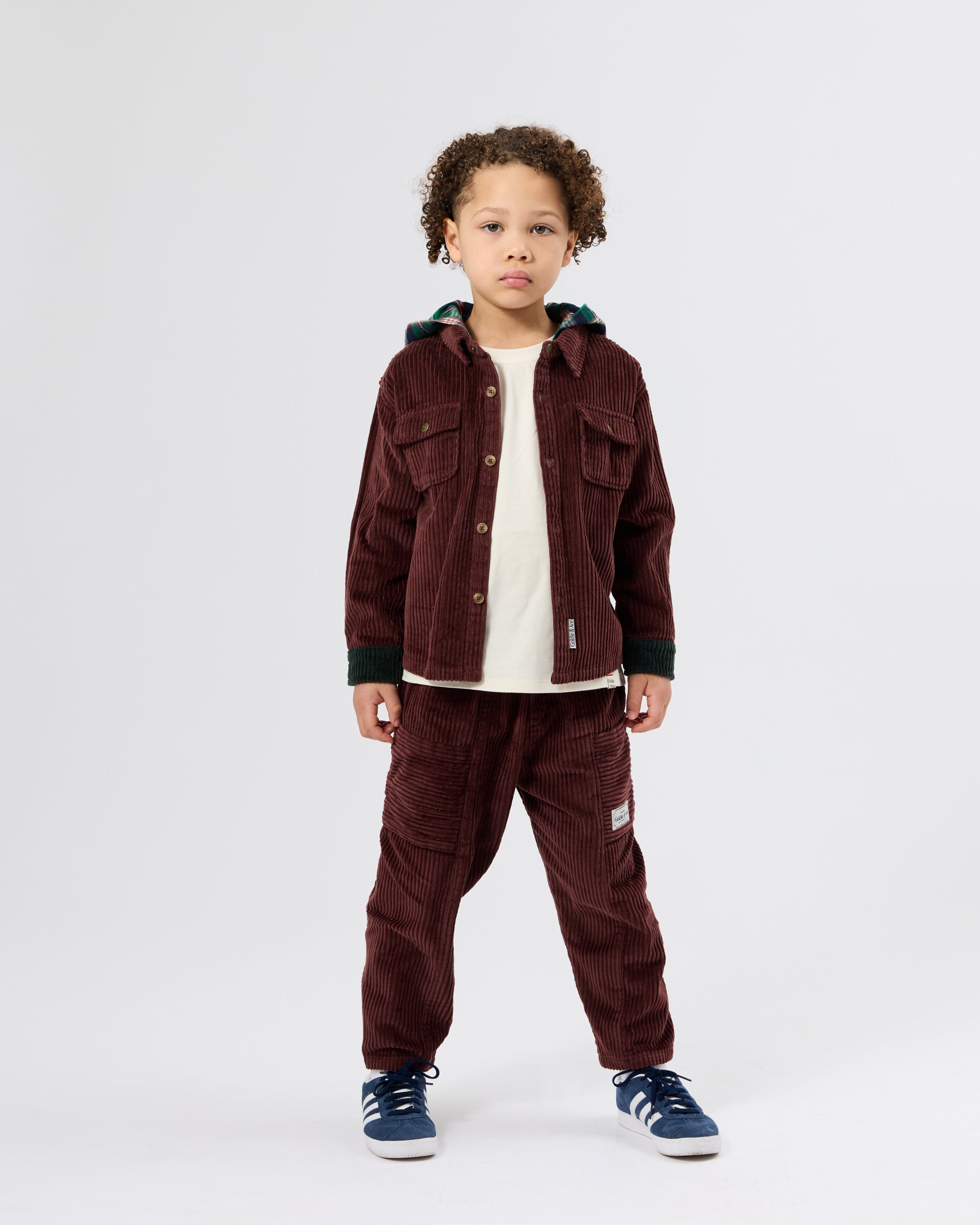Goldie + Ace Kit Corduroy Pocket pant - Brown