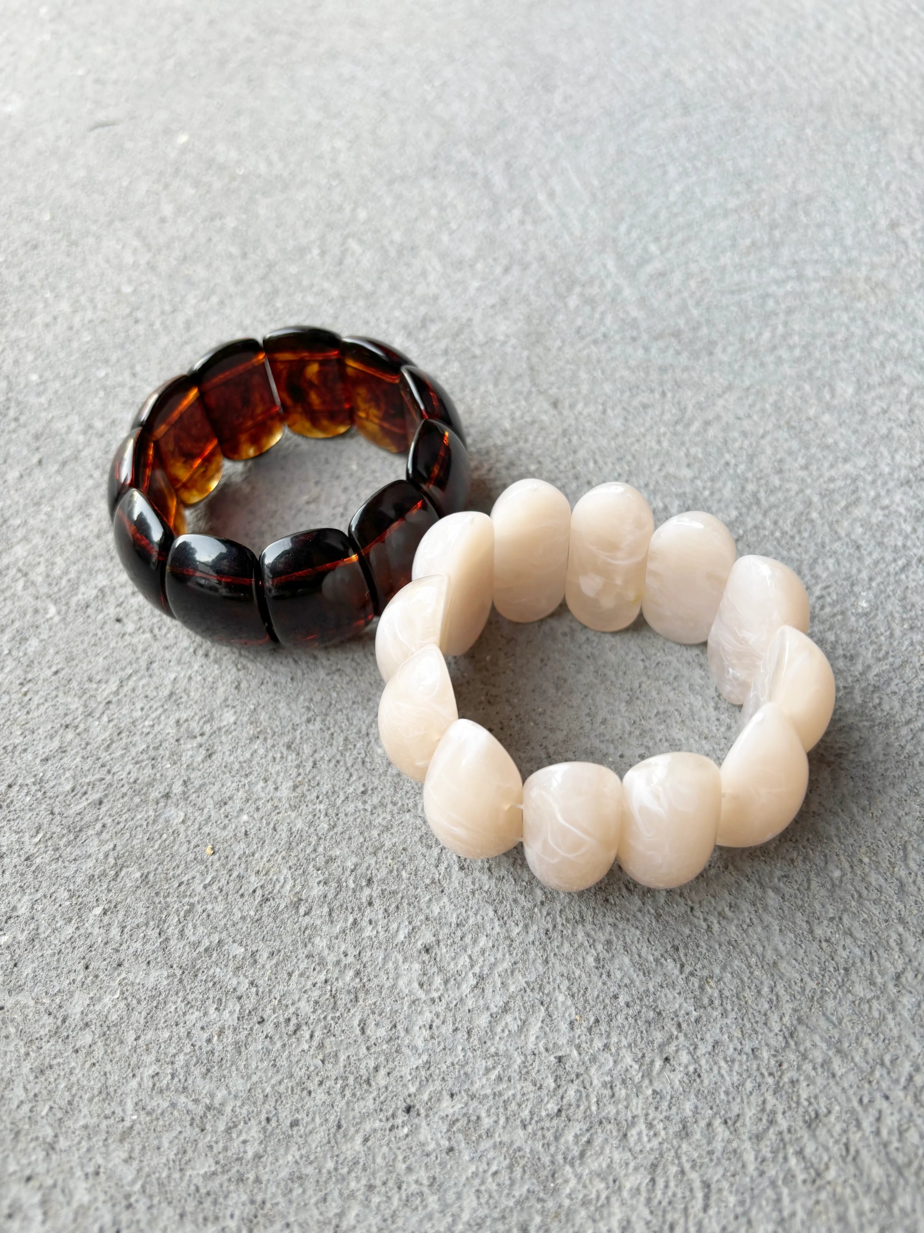 Angels Whisper Adele Beaded Resin Bangle - Mutli