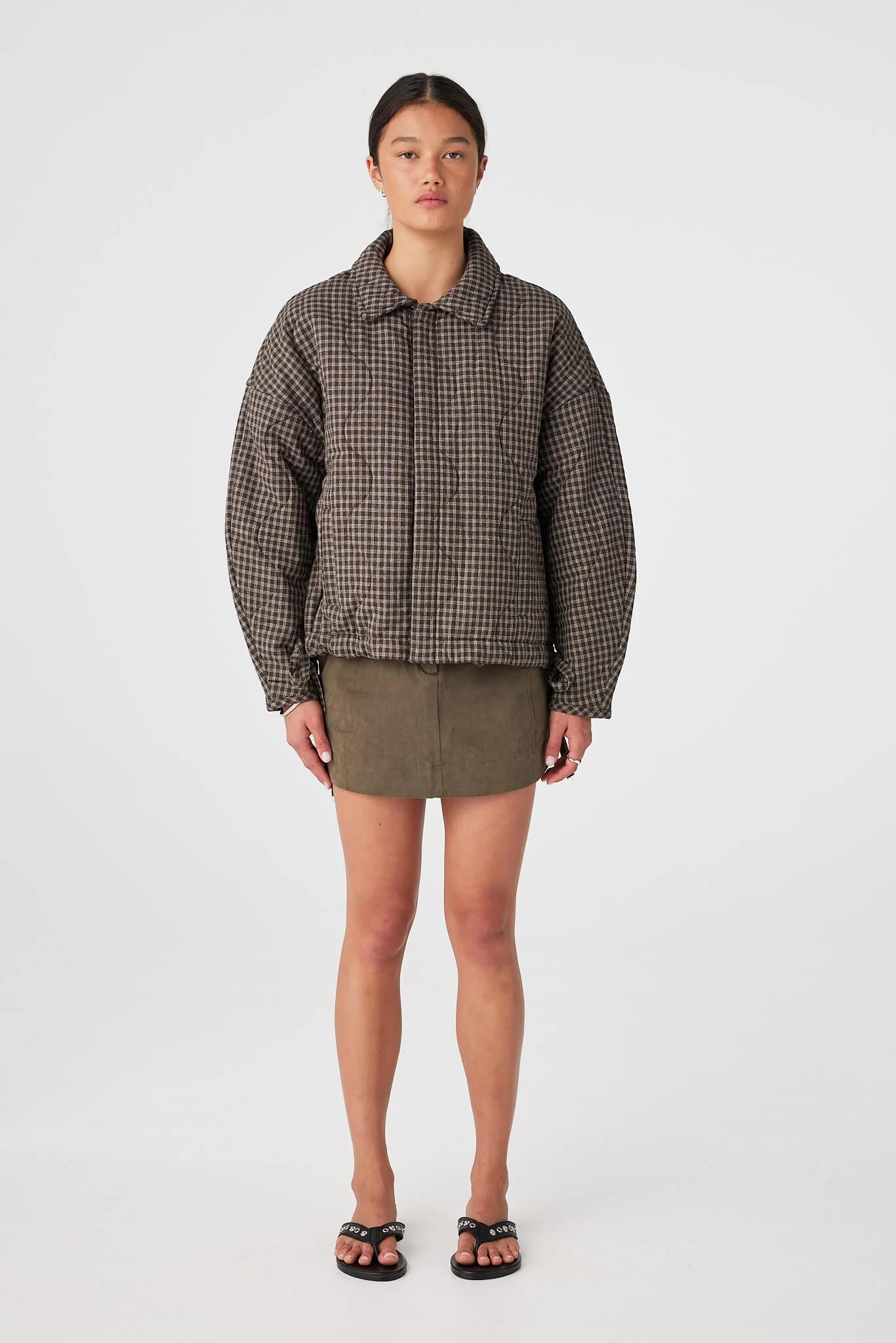 Arcaa Matteo Jacket - Espresso Check