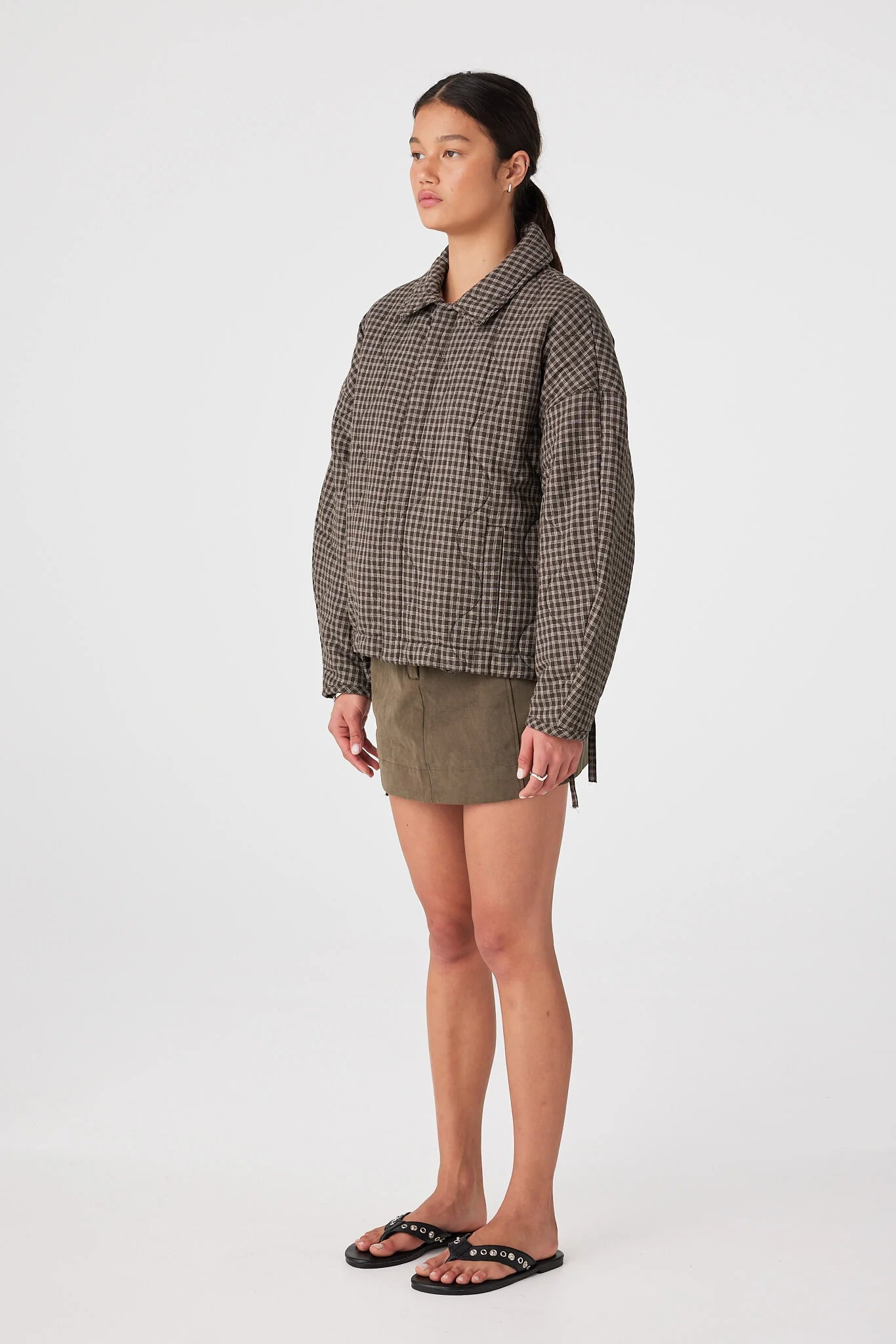 Arcaa Matteo Jacket - Espresso Check