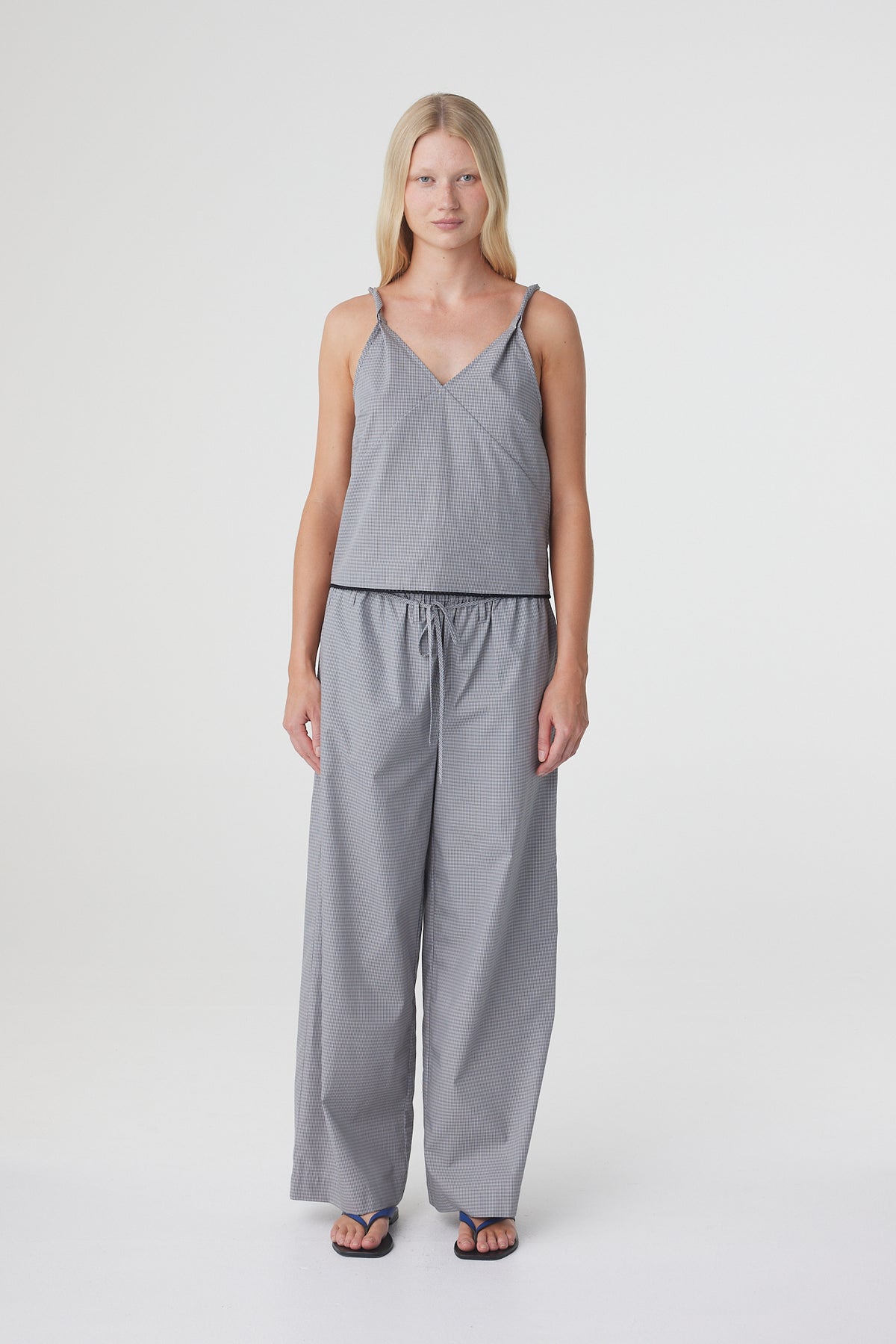 Arcaa Sia Pant - Muted Blue Stripe