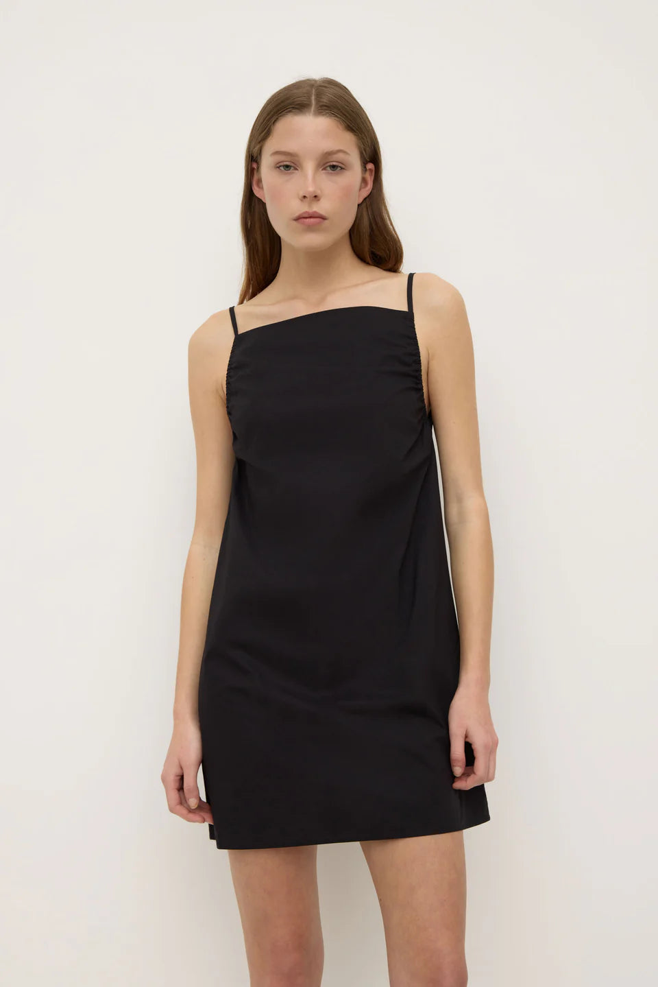 Assembly Label Annie Poplin Mini Dress - Black