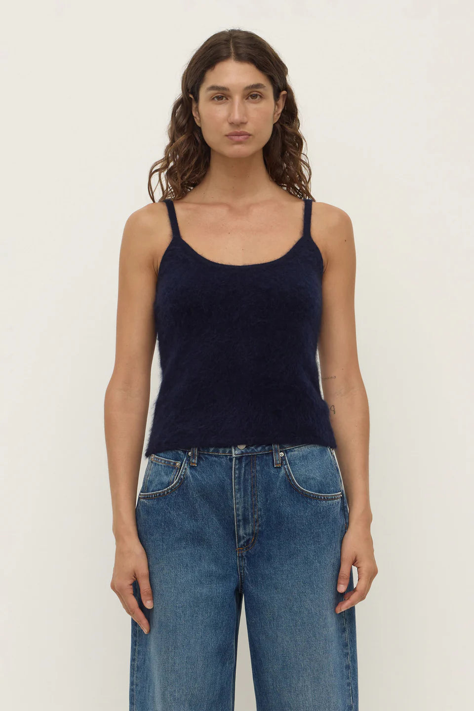 Assembly Label Carina Wool Tank - True Navy