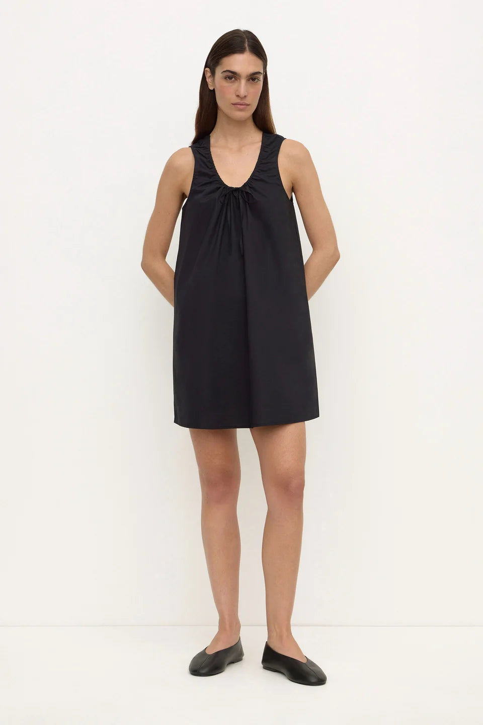 Assembly Label Holly Cotton Mini Dress - Black