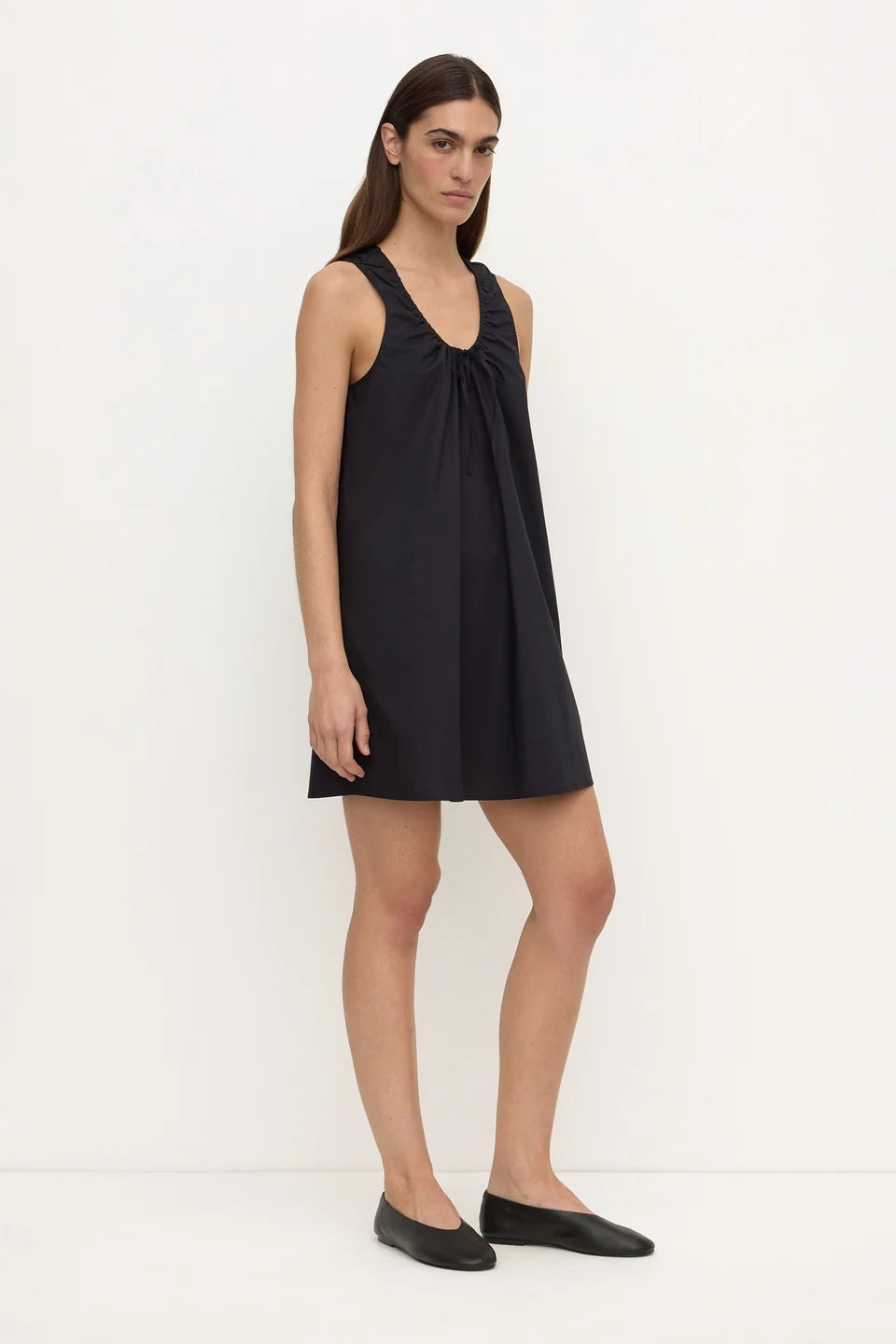 Assembly Label Holly Cotton Mini Dress - Black
