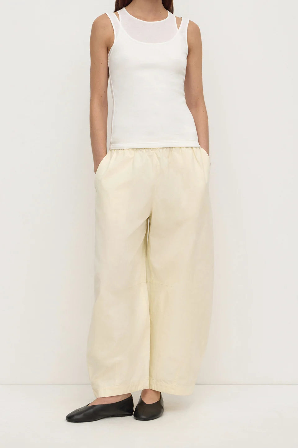 Assembly Label Lola Barrel Pant - Vanilla
