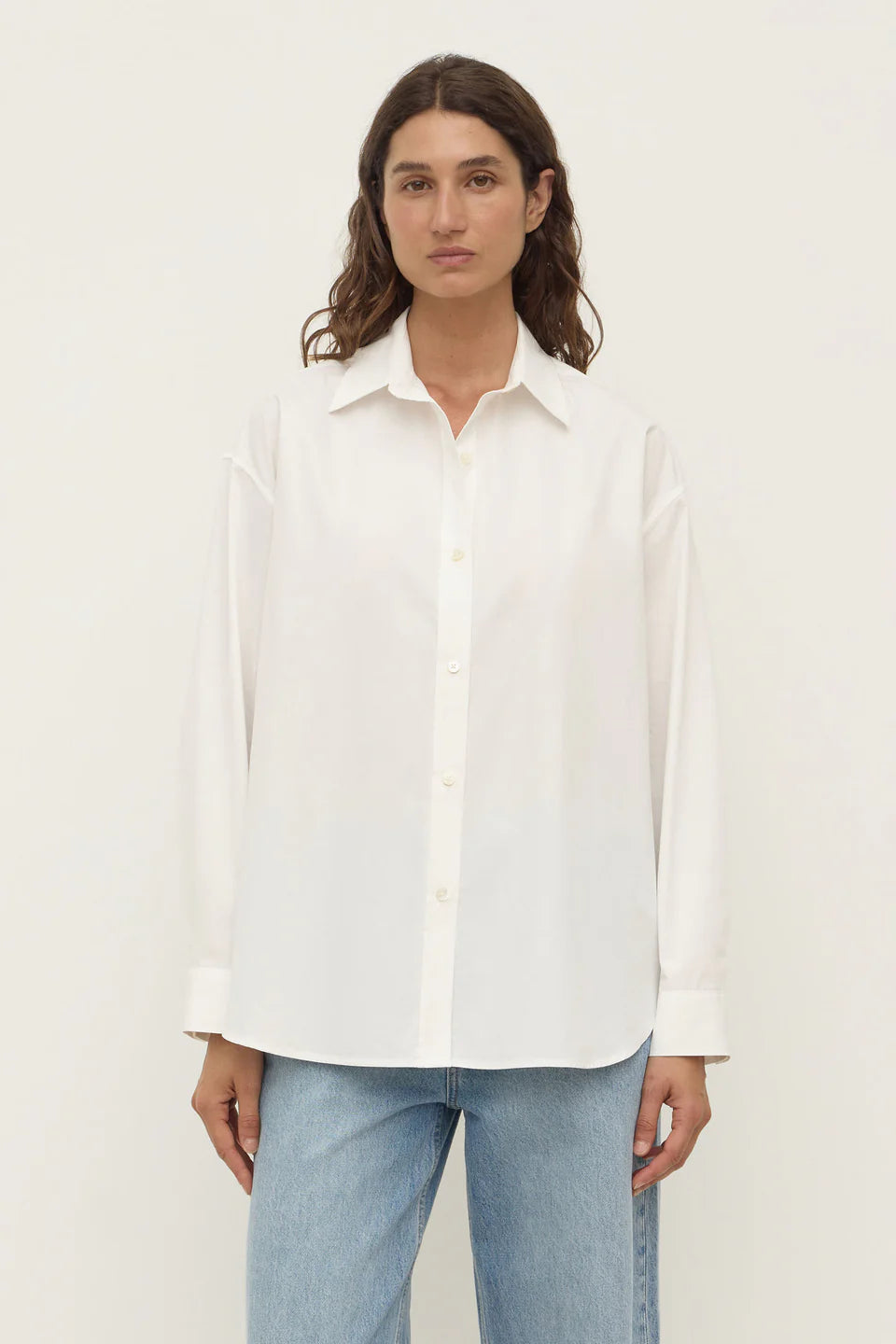 Assembly Label Marigold Poplin Shirt - White
