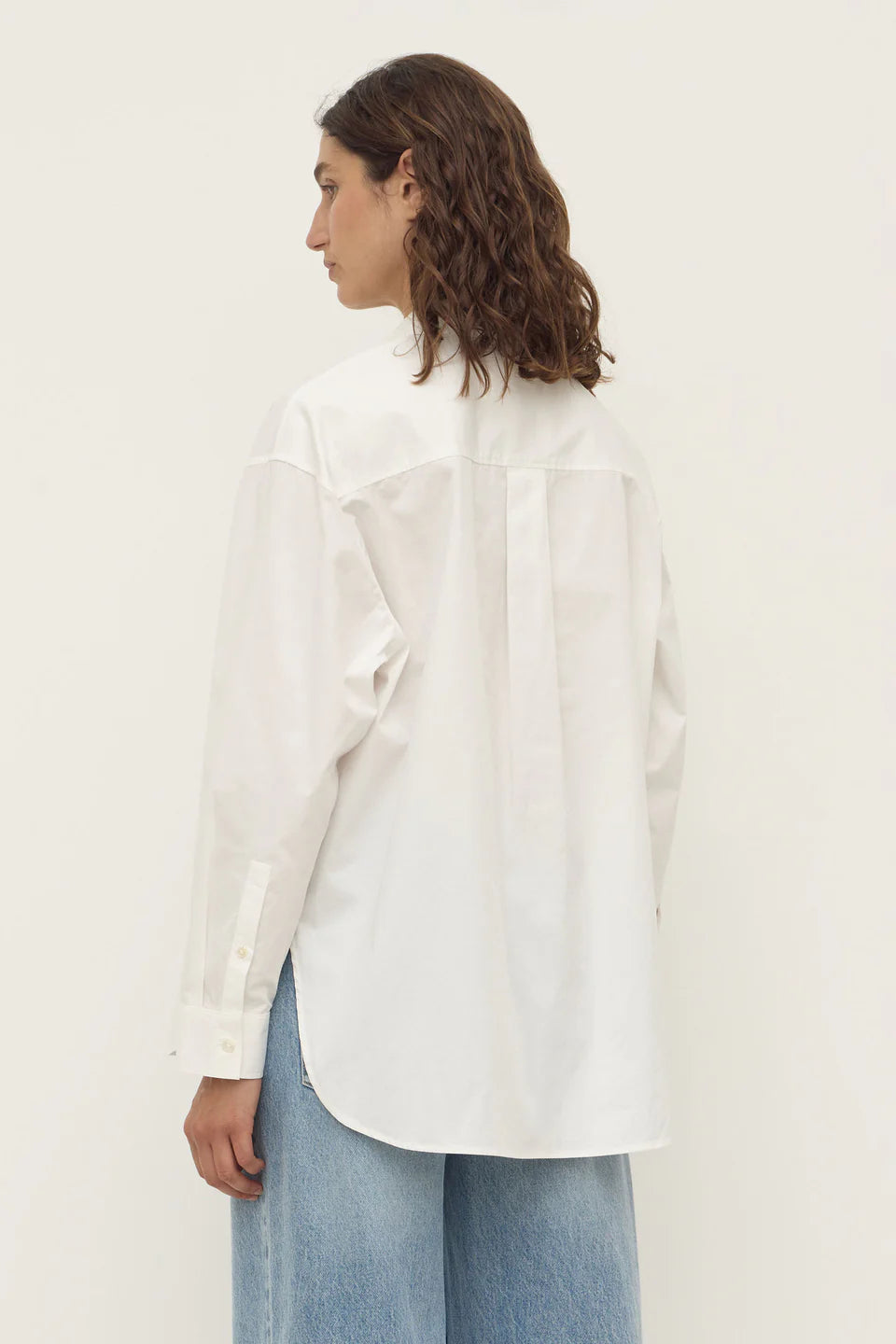 Assembly Label Marigold Poplin Shirt - White