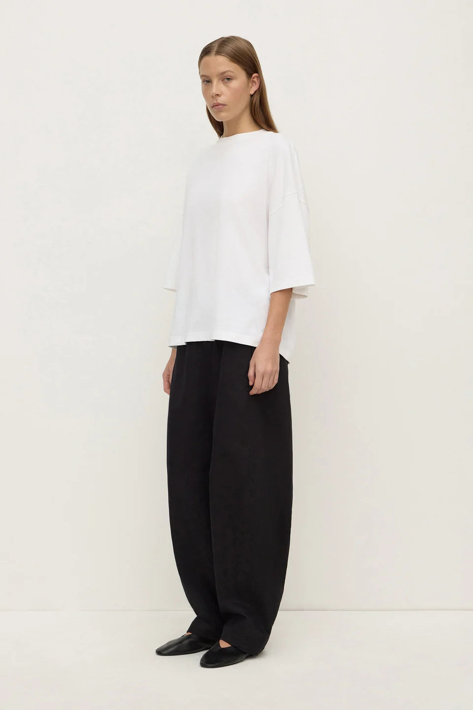 Assembly Label Max Cotton Oversized Tee - White