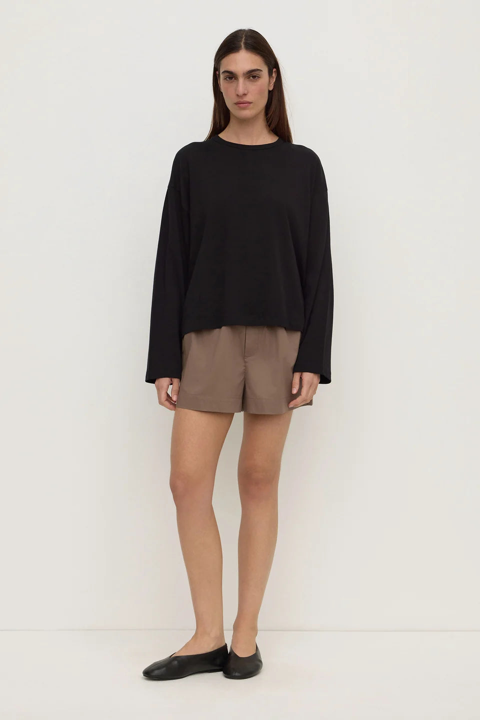 Assembly Label Micha Poplin Short - Dark Sand