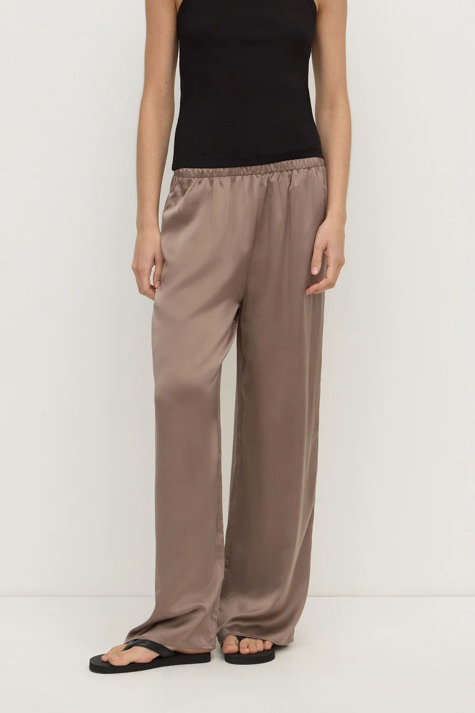 Assembly Label Pippa Silk Pant - Dark Pant