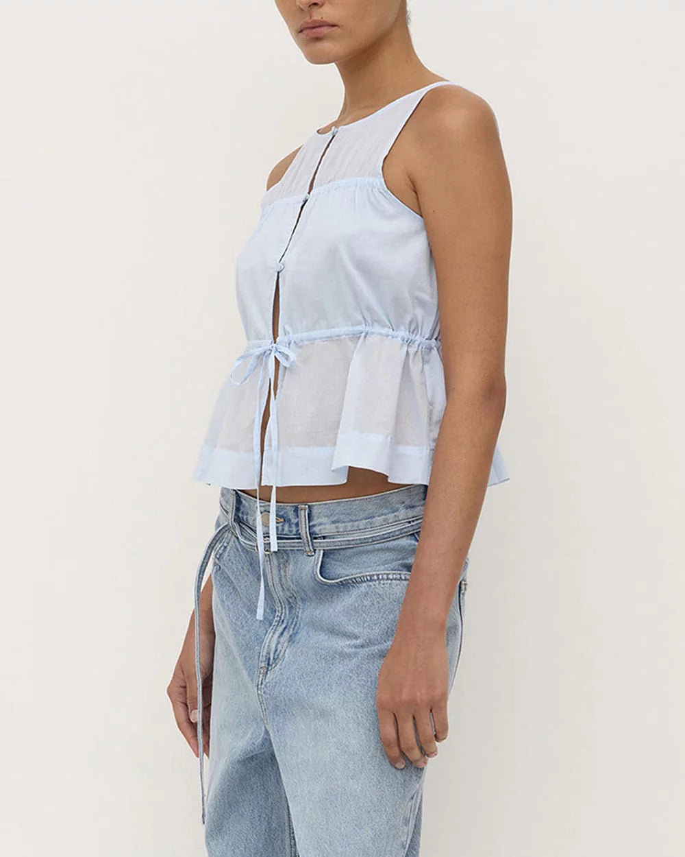 Assembly Label Suzie Top - Powder Blue