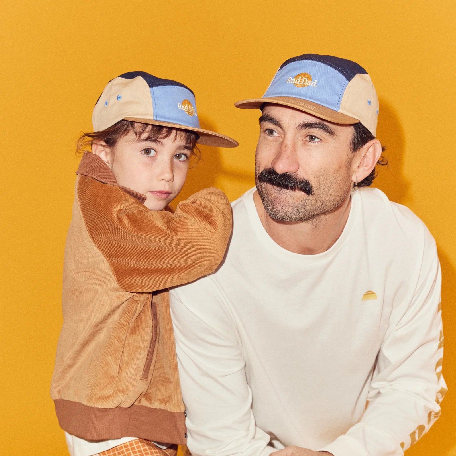 Banabae Rad Kid Five Panel Splice Twill Cap - Blues