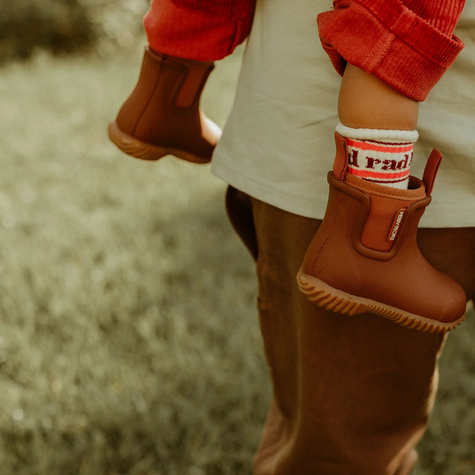 Banabae Rad Kid Organic Cotton Crew Socks - Pink