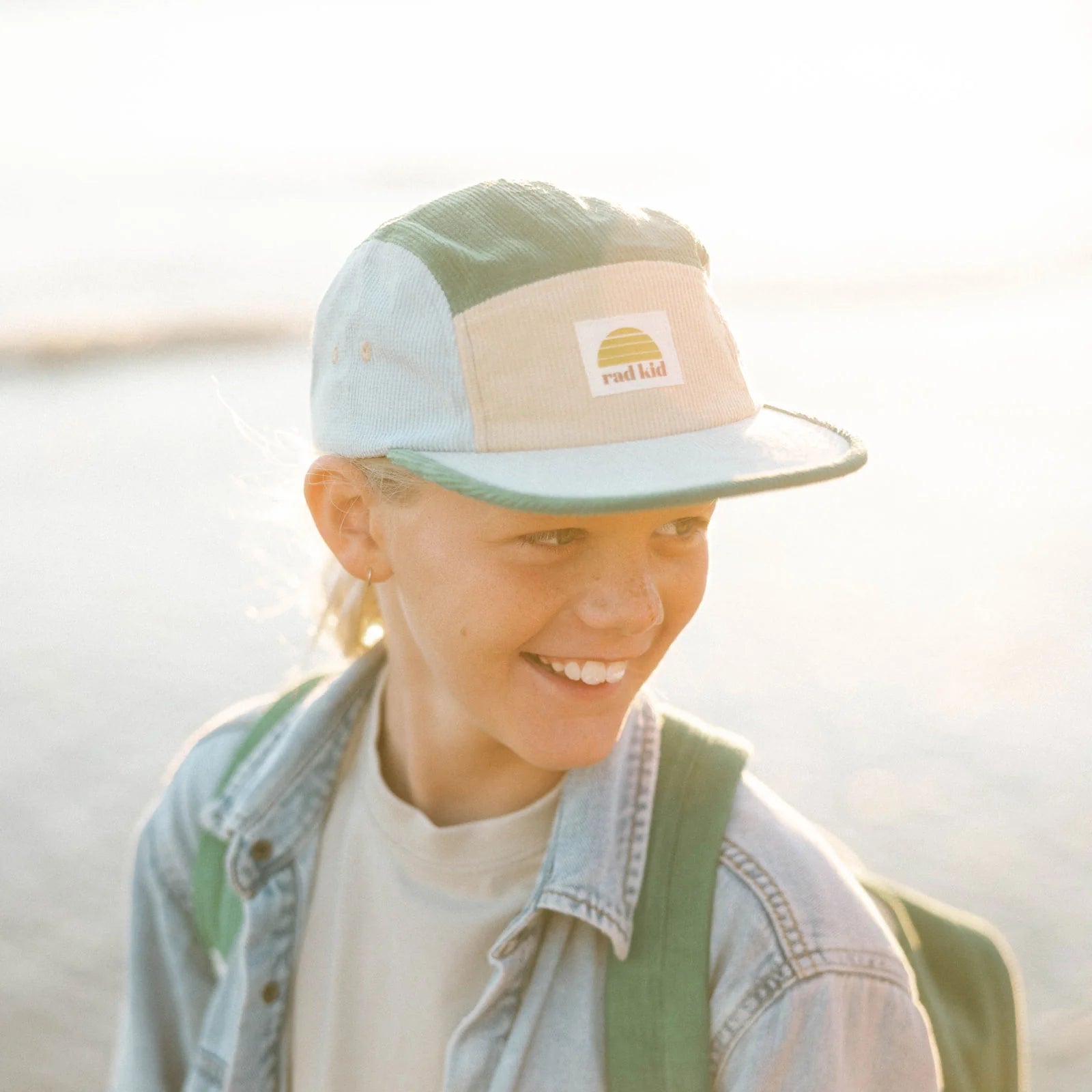 Banabae Rad Kid Spliced 5 Panel Cap - Lagoon