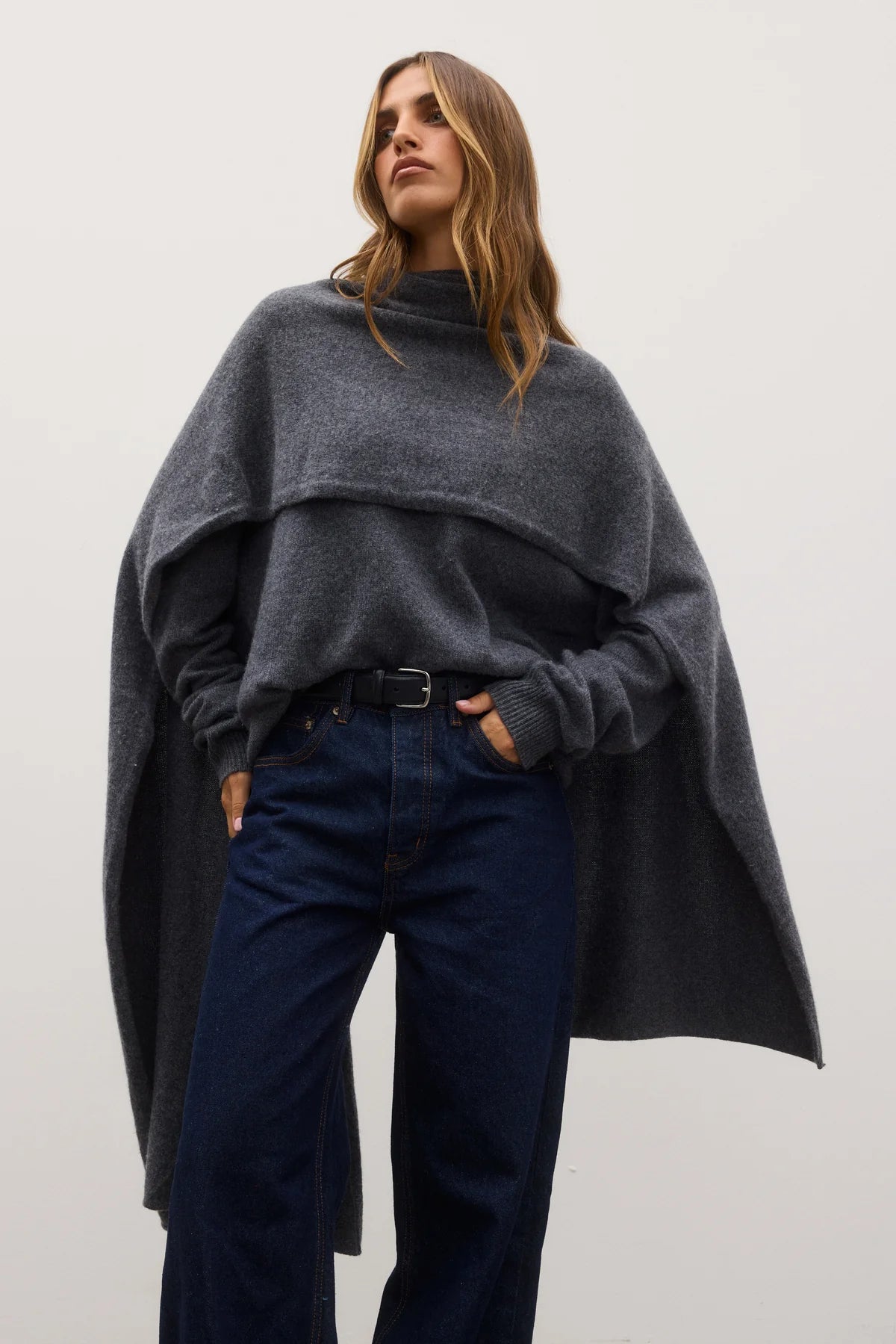 Bayse Soba Scarf - Dark Heather Grey