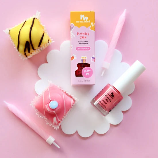 No Nasties Scented KIds Nail Polish - Birthday Cake
