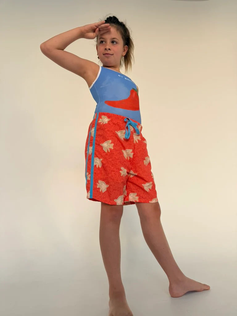 By Billie Boardies - Red & White Stripe