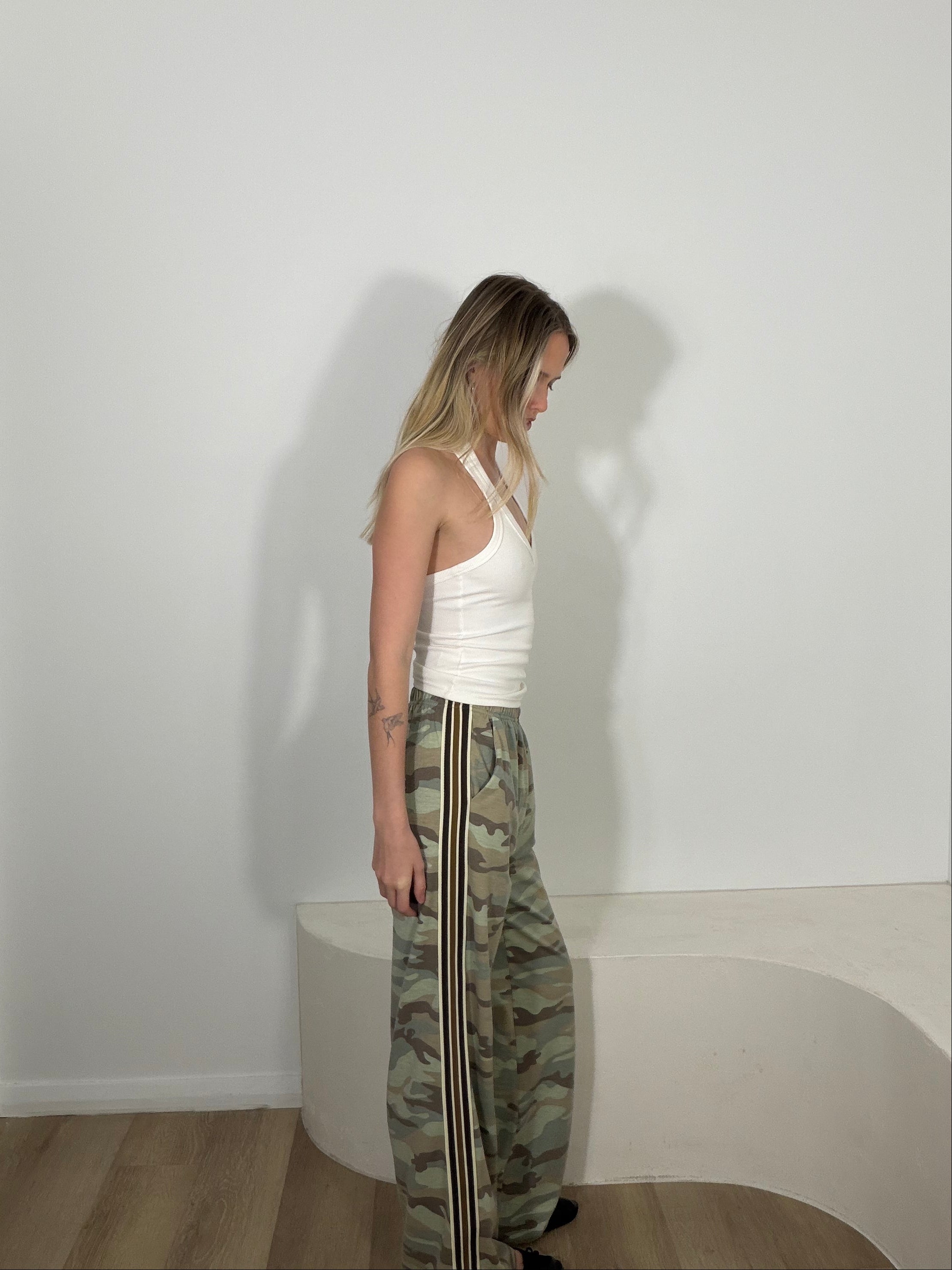 By Frankie Light Camo Tracksuit Pant