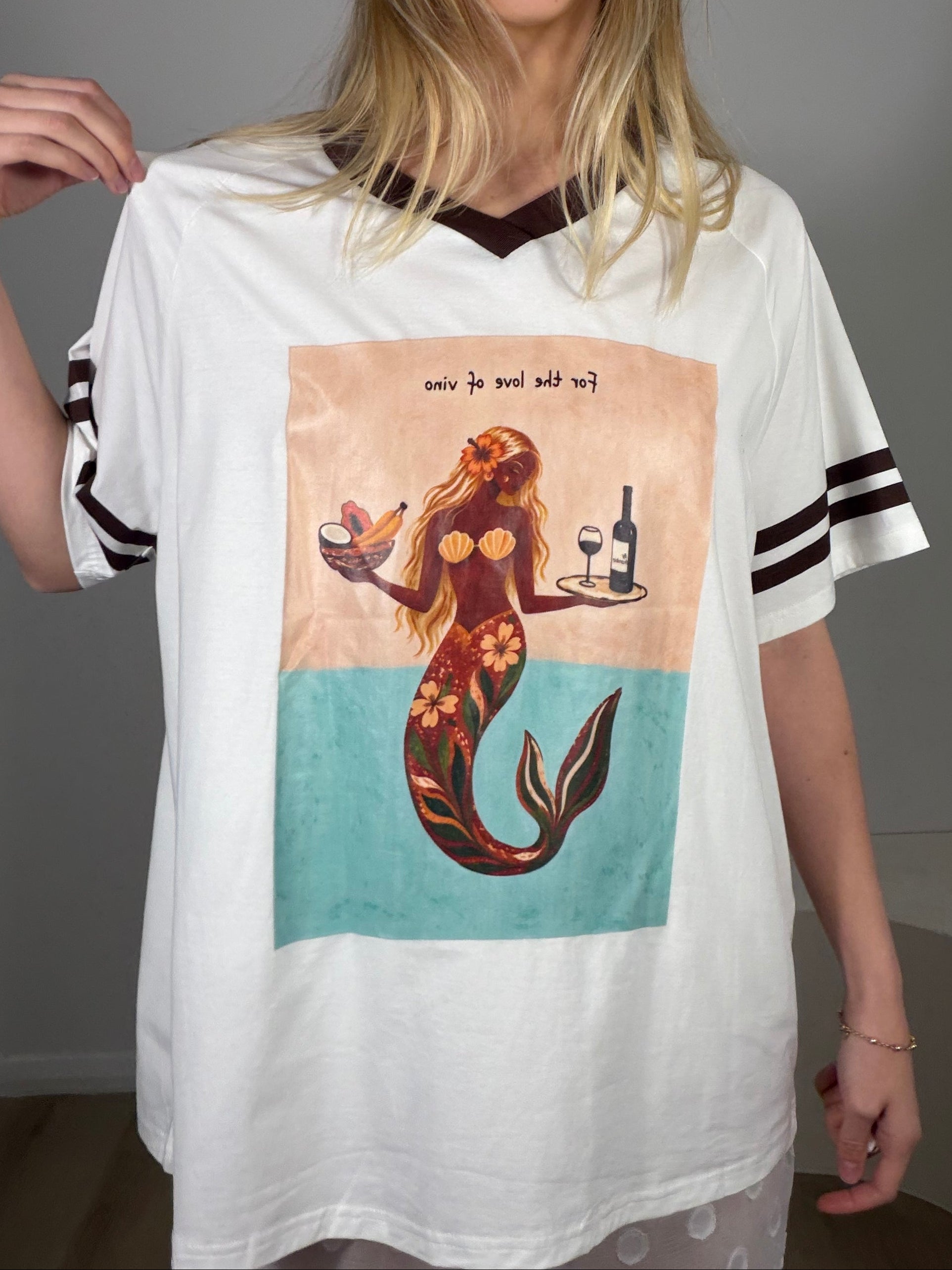 By Frankie Love of Vino Tee - White