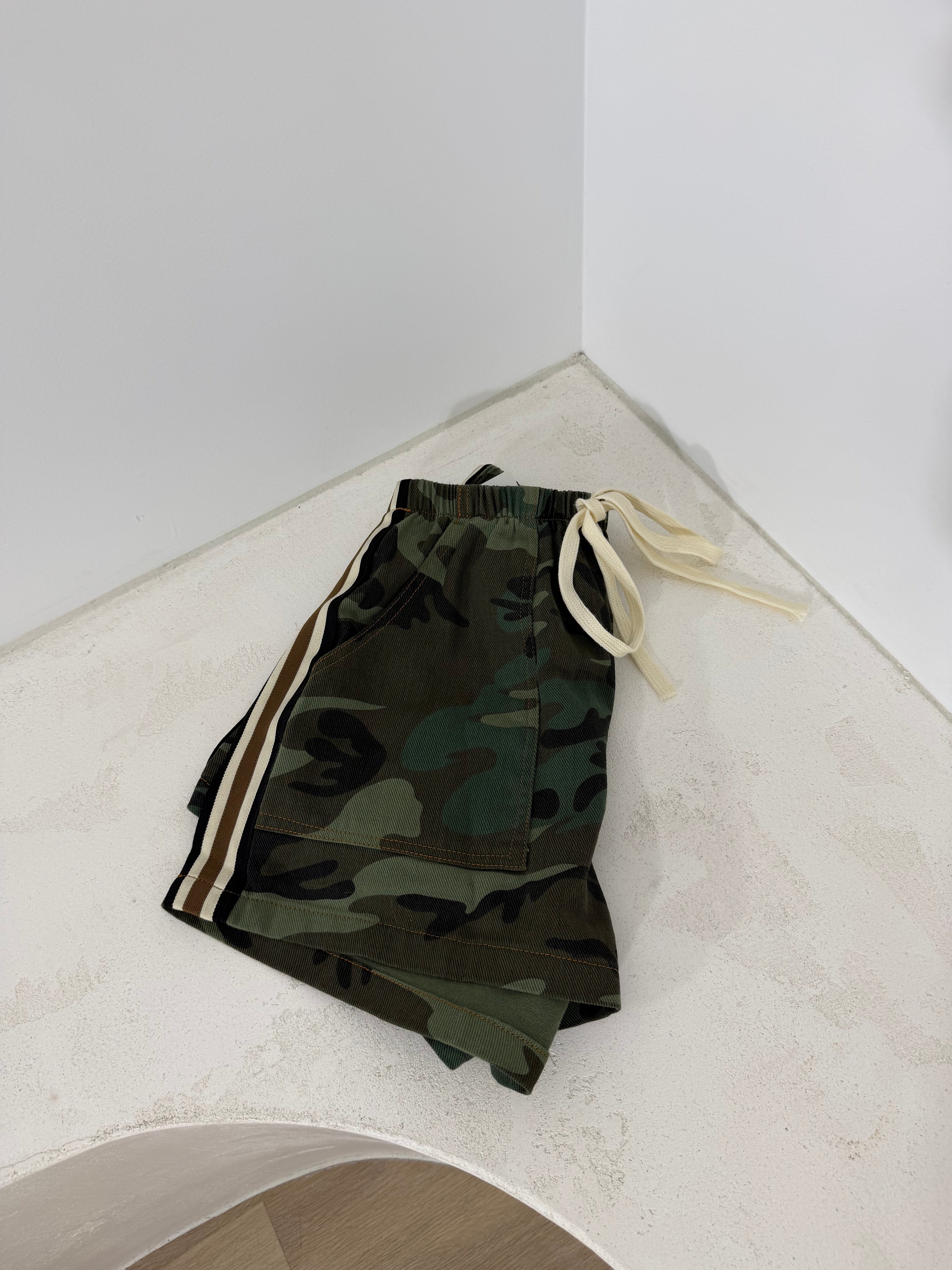 By Frankie Camo Shorts - Dark Camo