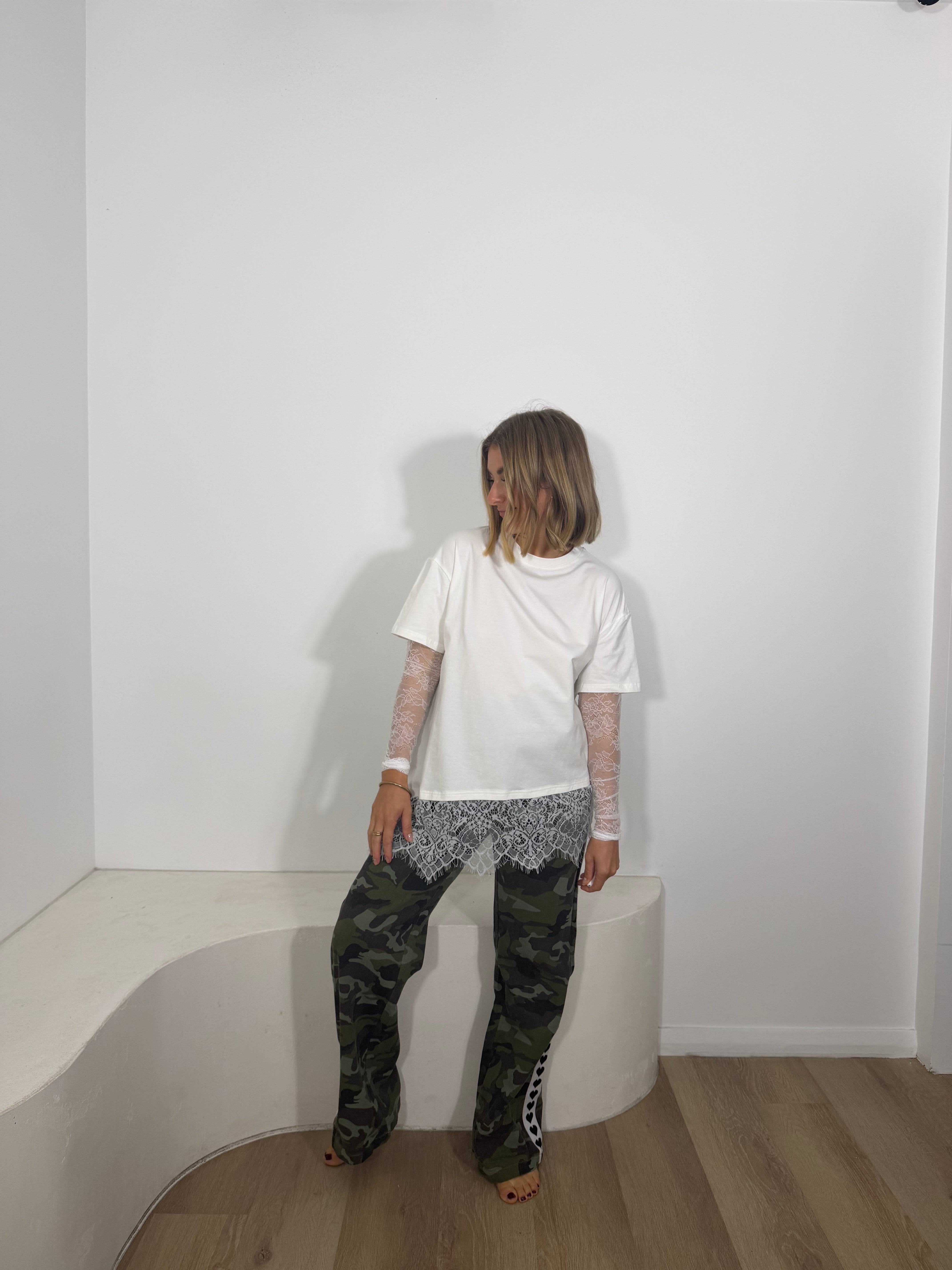 By Frankie Lace Long Sleeve - White