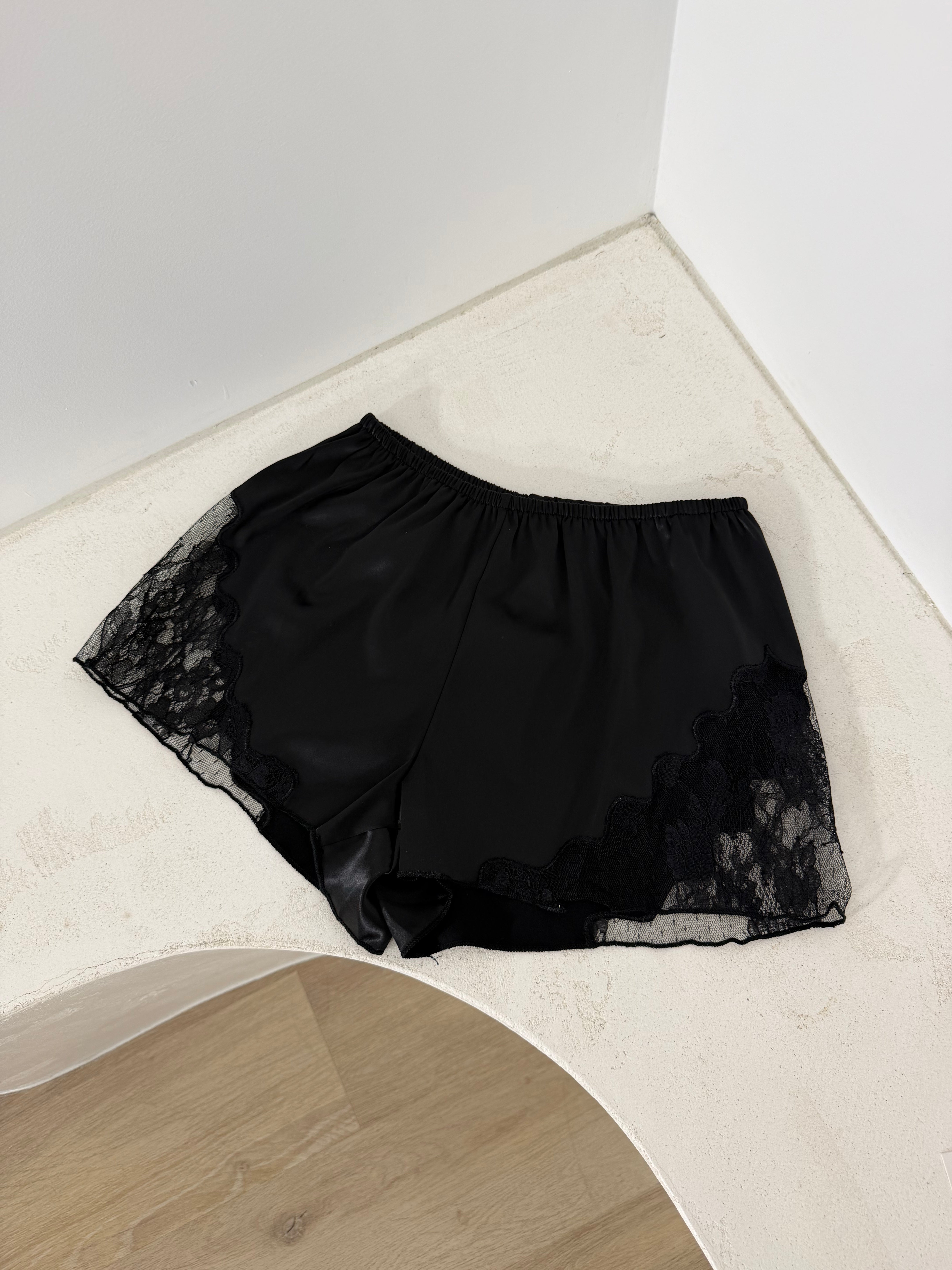 By Frankie Lace Mini Short - Black