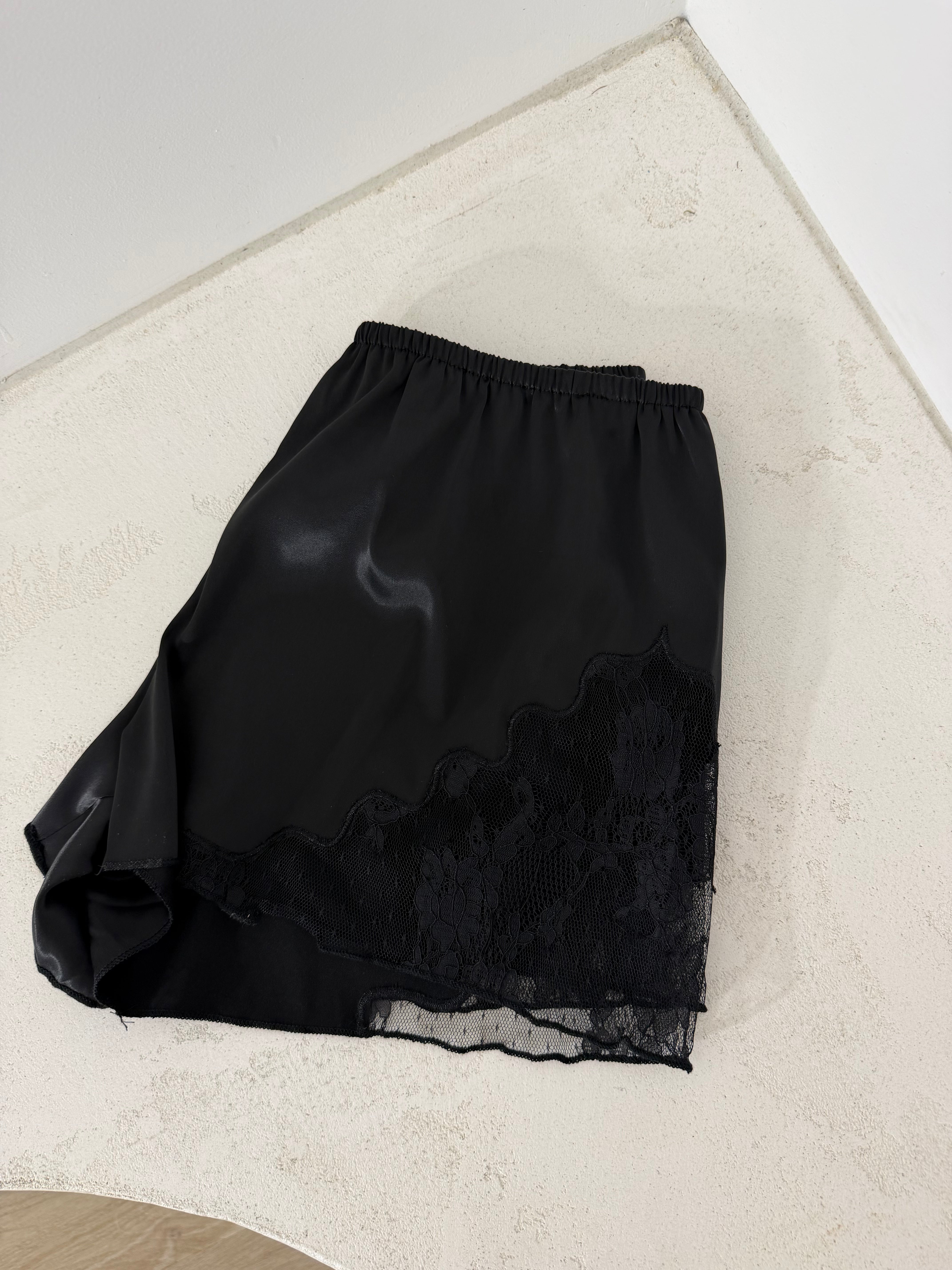 By Frankie Lace Mini Short - Black
