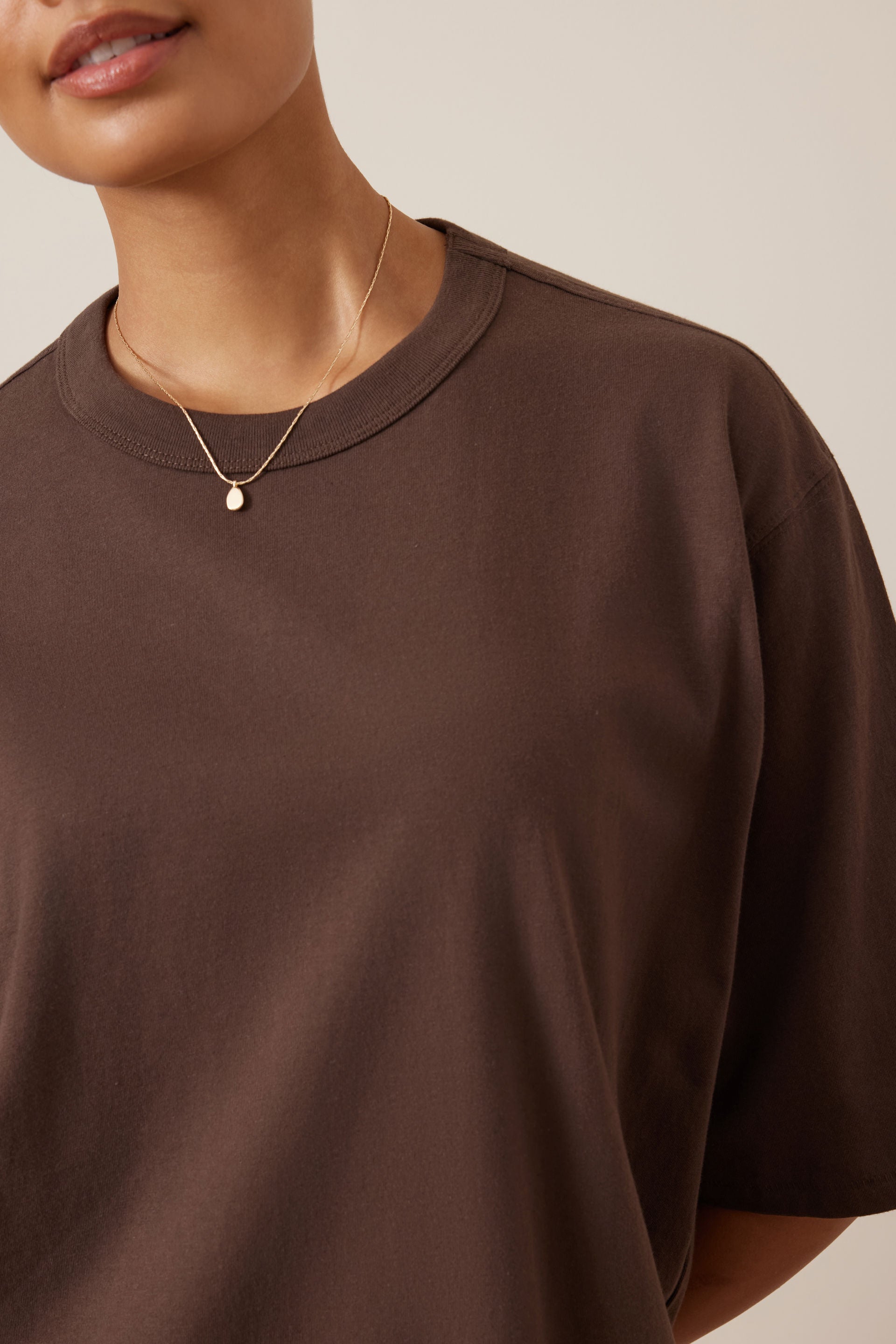 Ceres Life Luna Relaxed Tee - Brunette