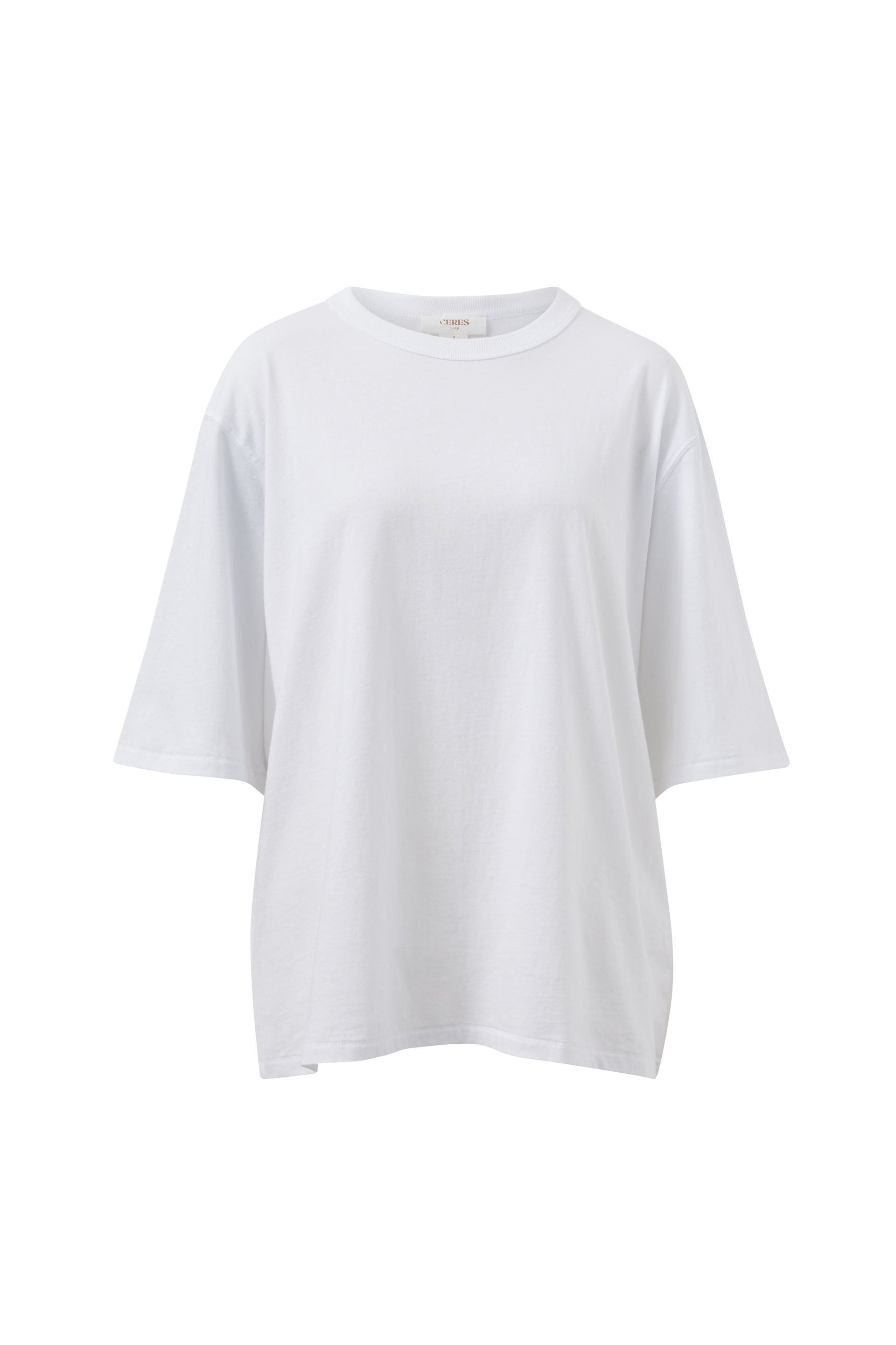 Ceres Life Luna Relaxed Tee - White