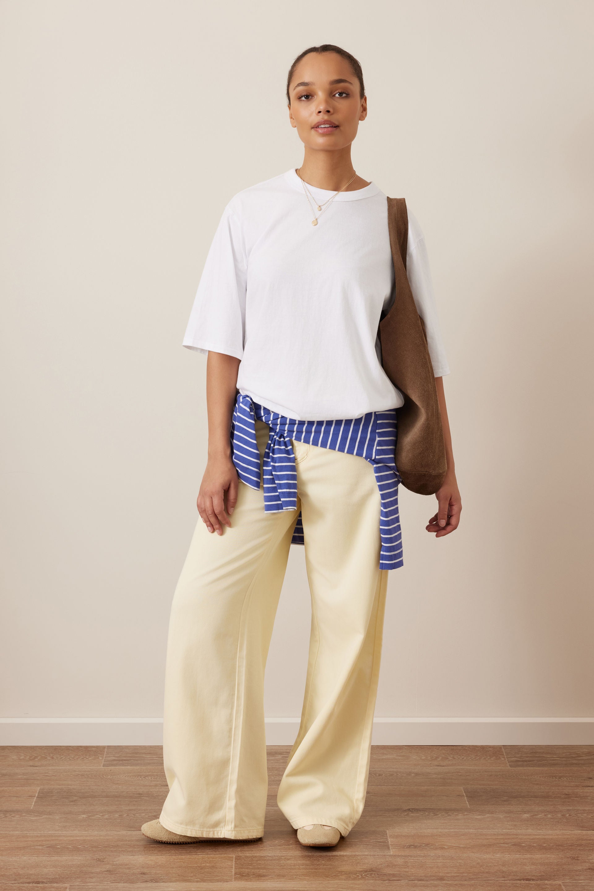 Ceres Life Luna Relaxed Tee - White
