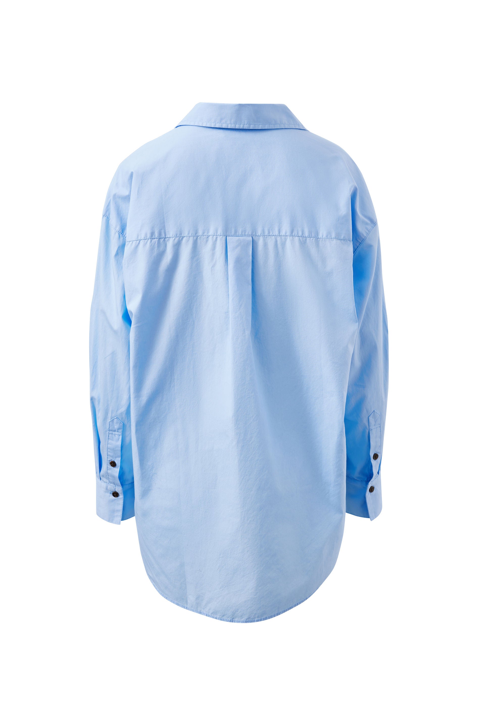 Ceres Life Peta Oversized Shirt - Sky Blue