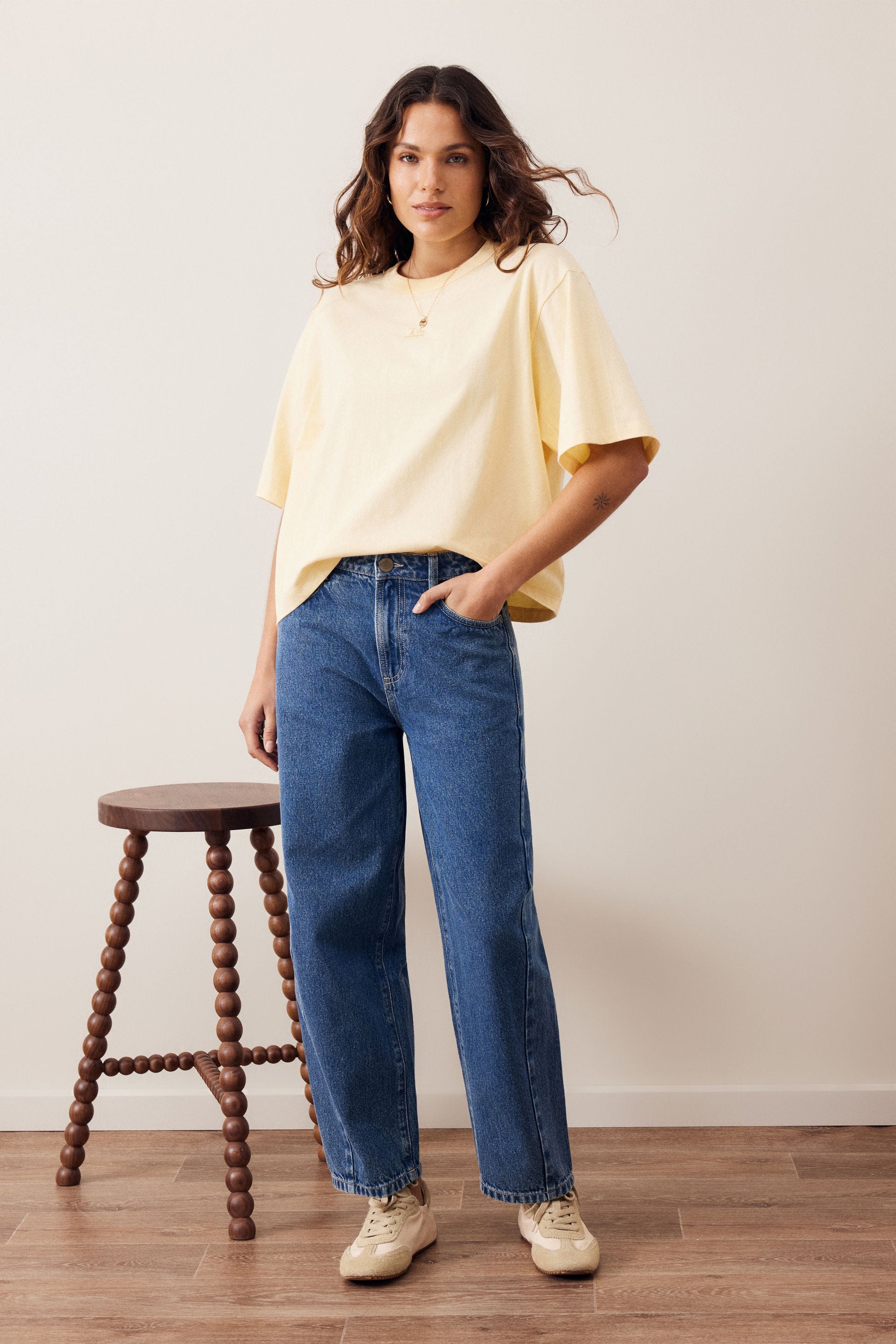 Ceres Life Phoebe Premium Tee - Butter