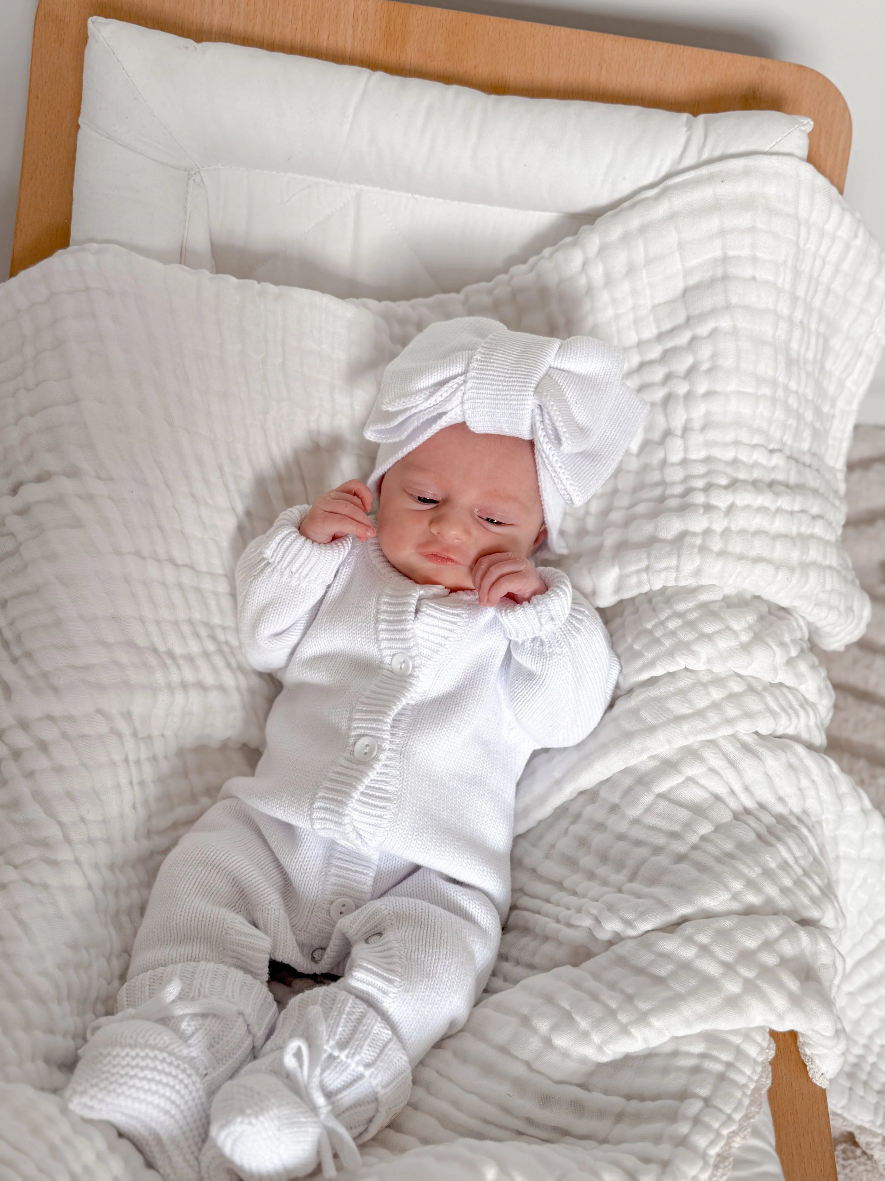 Coko Baby Bow Headband - Milk