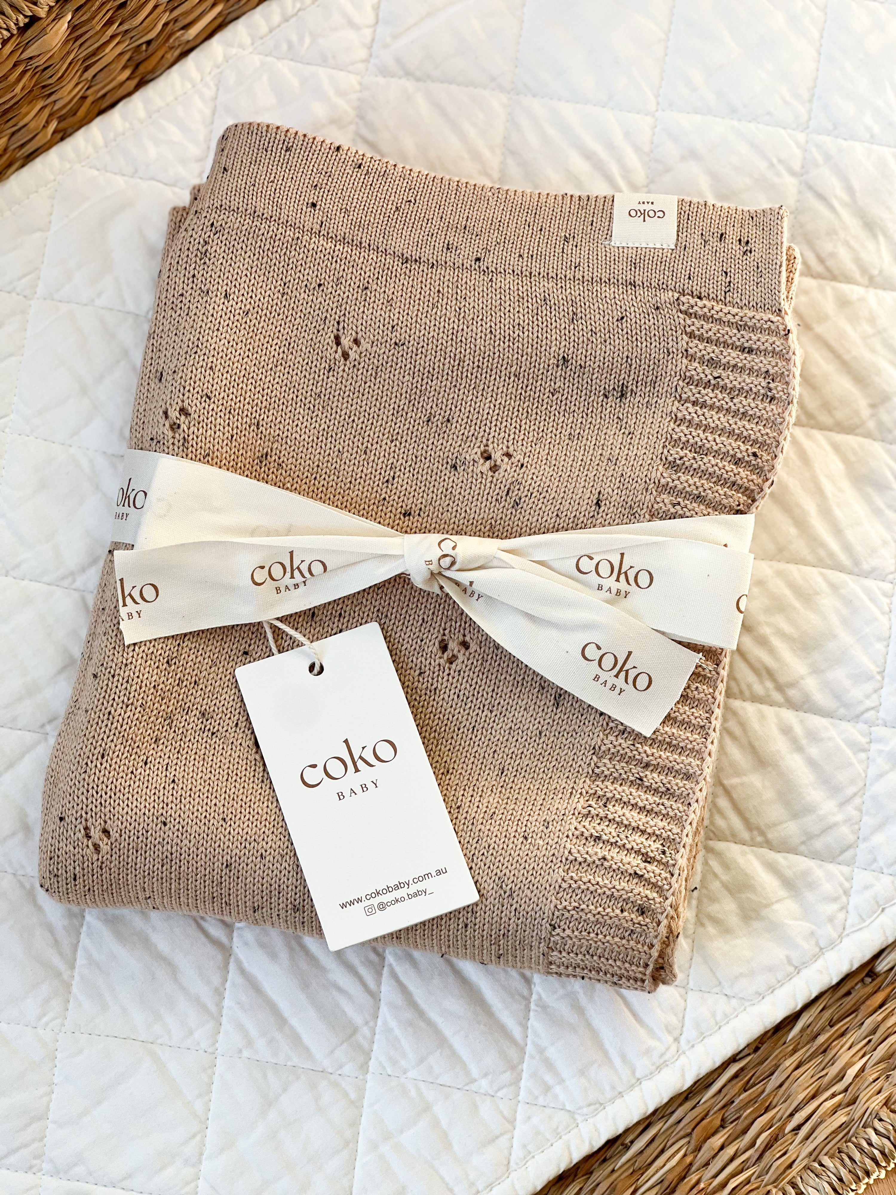 Coko Baby Dreamers Blanket - Biscuit
