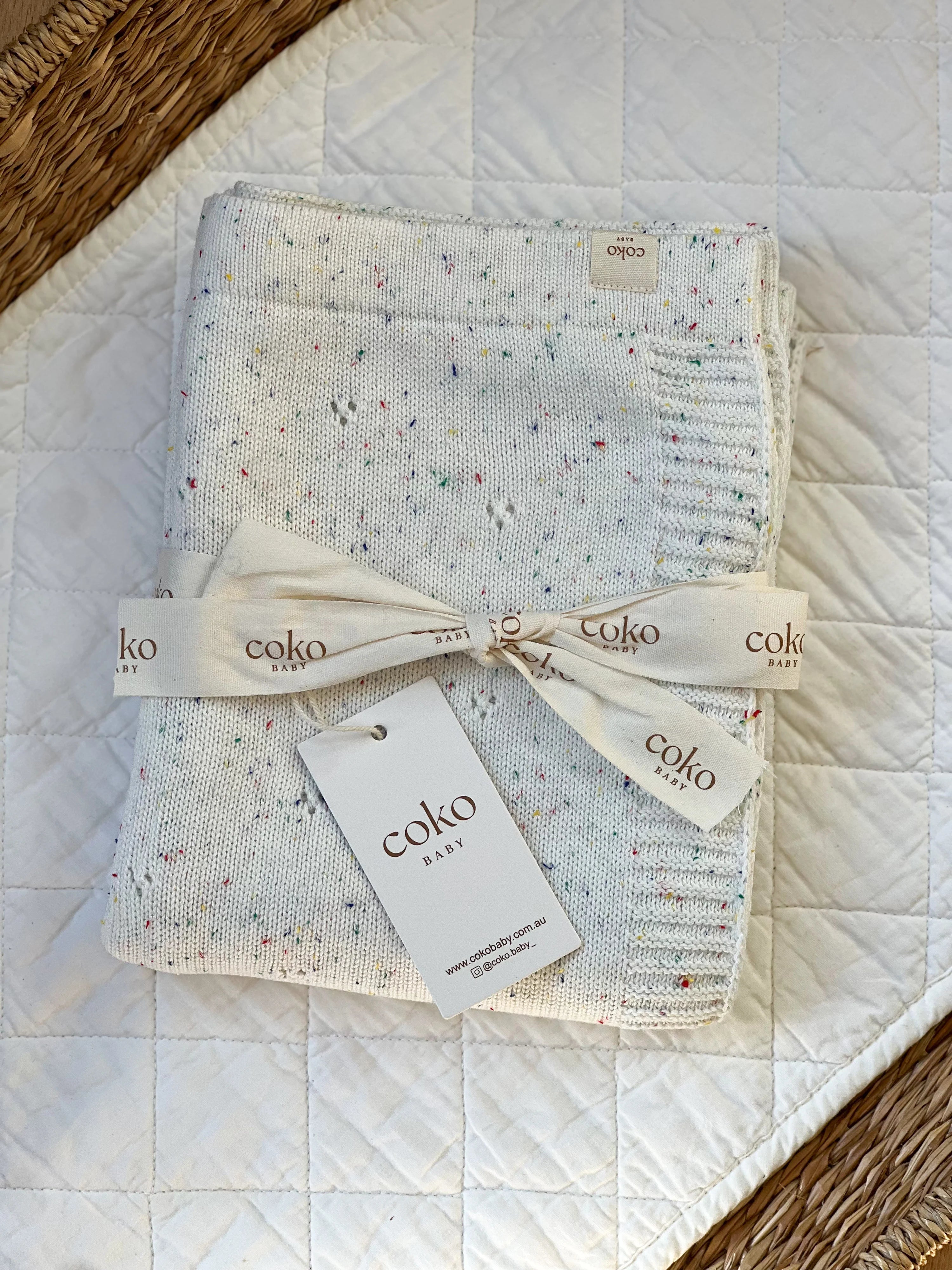 Coko Baby Dreamers Blanket - Milk
