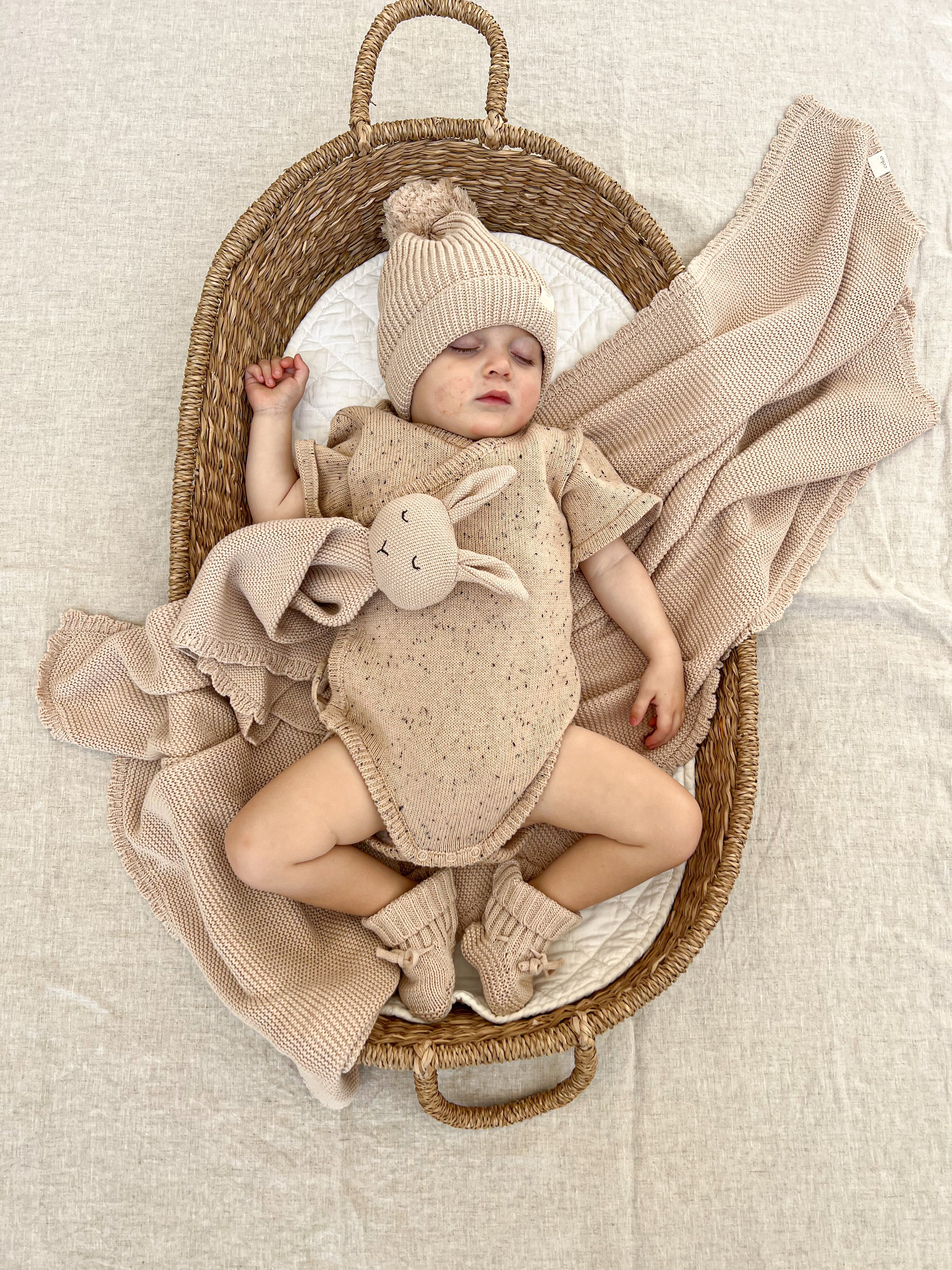 Coko Baby Heirloom Comforter - Oat