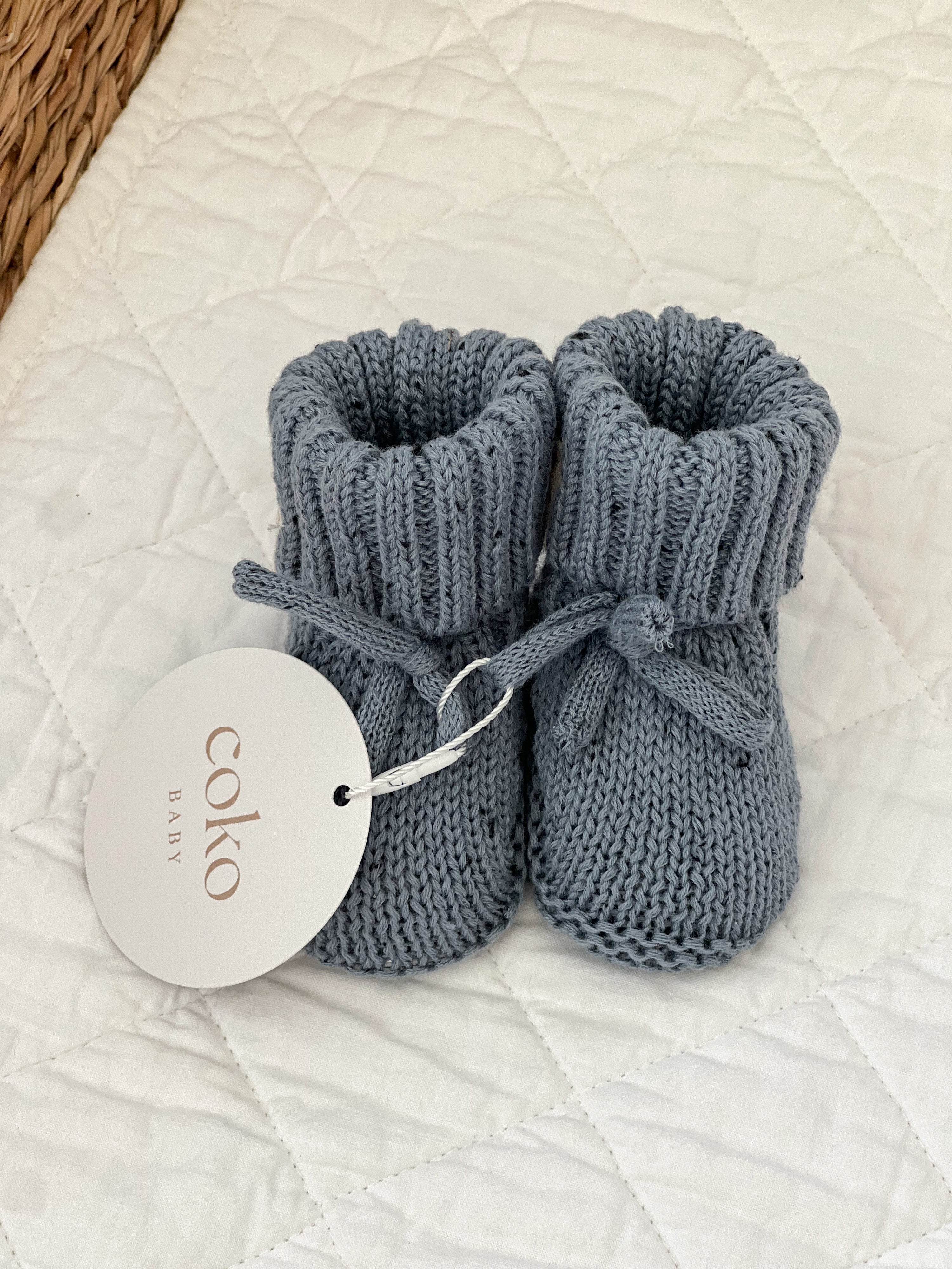 Coko Baby Limited Edition Booties - Blue