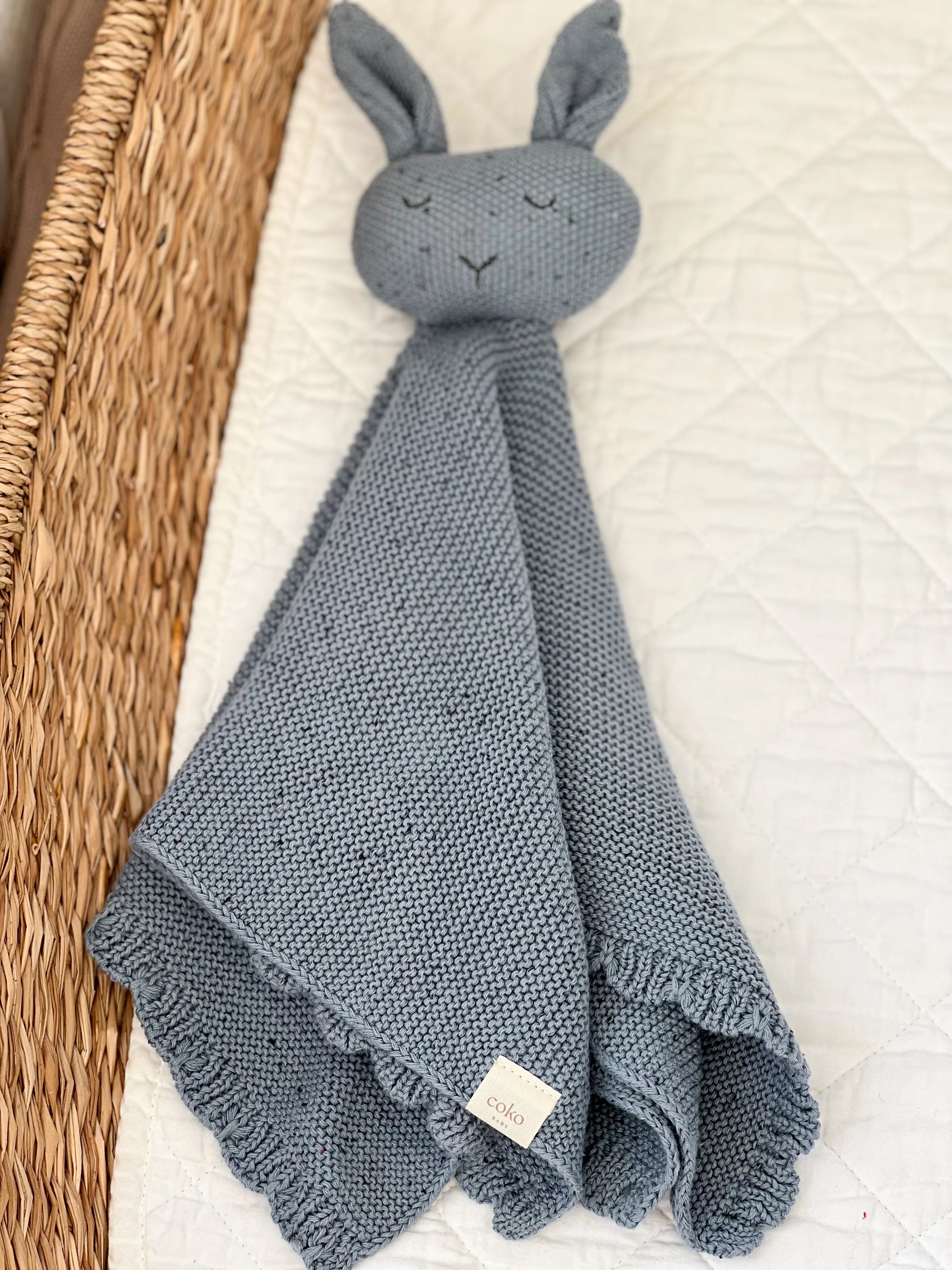 Coko Baby Limited Edition Bunny Comforters - Blue