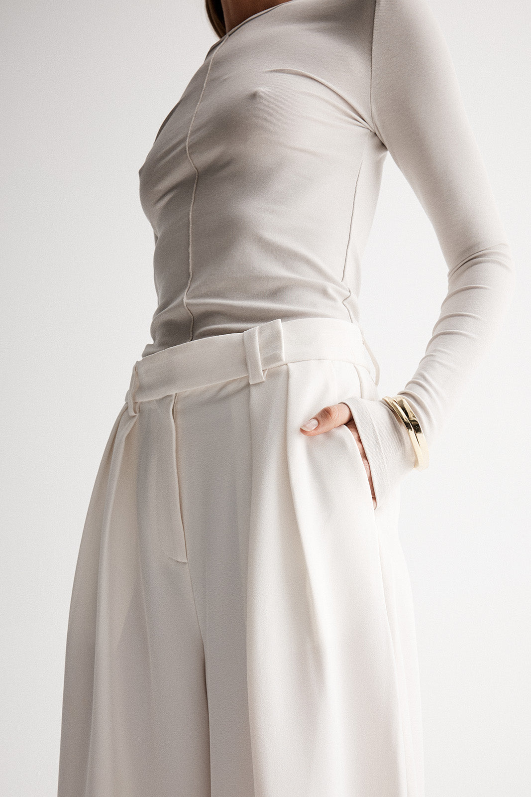 Elka Collective Colette Pant - Ivory