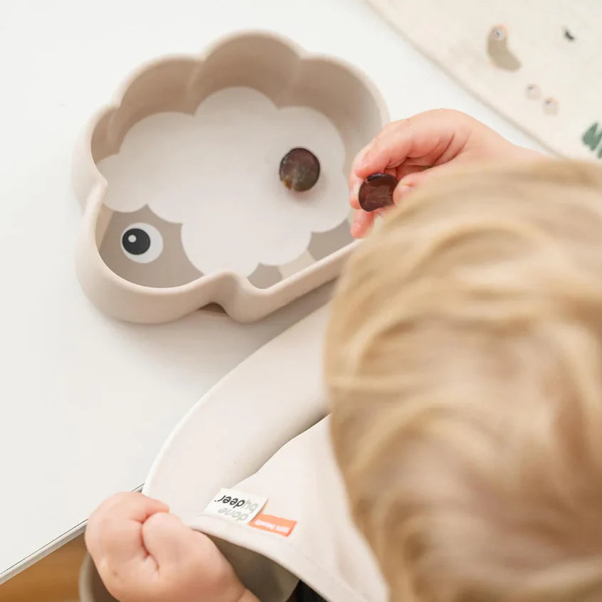 Done by Deer Stick and Stay Plate Sheepy - Sand