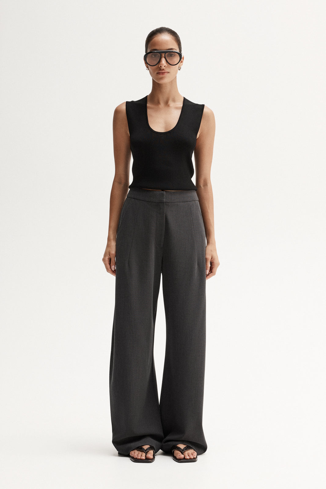 Elka Collective Brynne Pant - Grey Marle