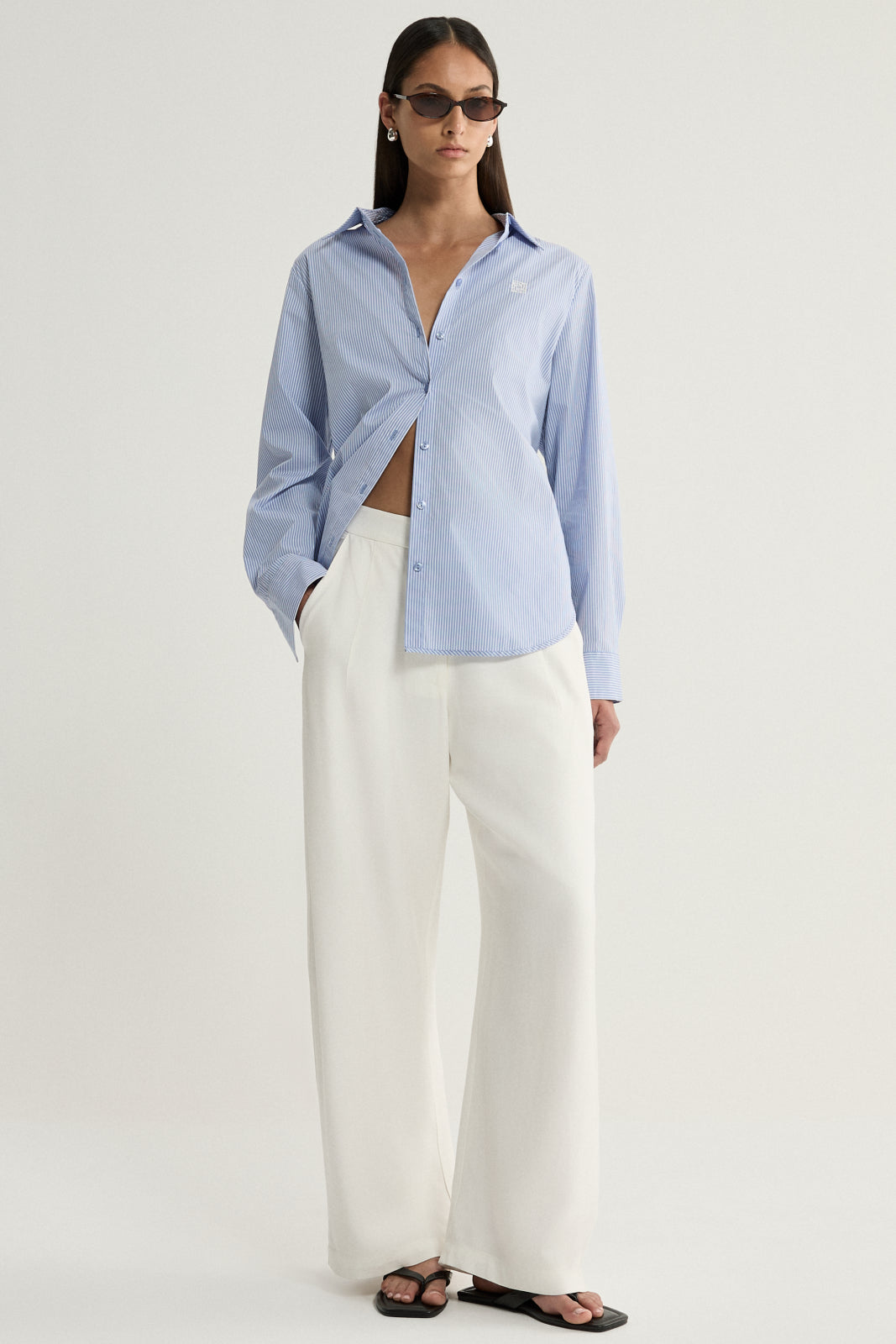 Elka Collective Ember Shirt - Blue Stripe