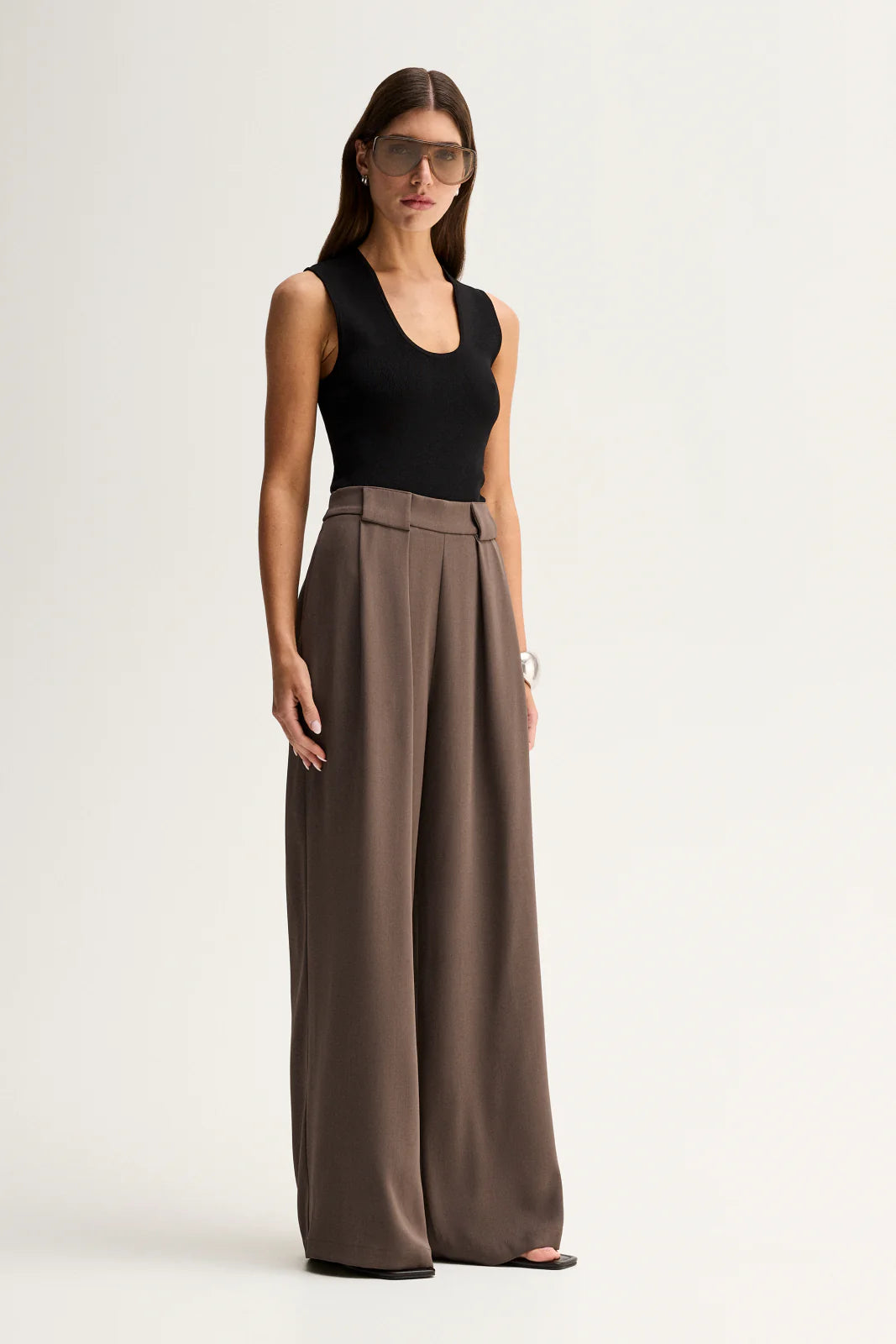 Elka Collective Fleur Pant - Taupe