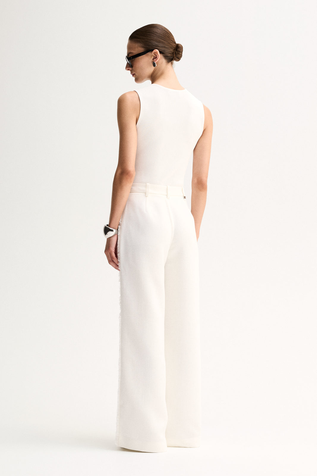 Elka Collective Lindsey Knit Top - White